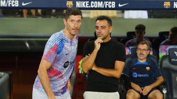 Xavi e Lewandowski ainda terão longos desafios pela frente no Barcelona - GettyImages