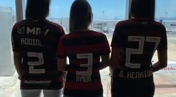 Esposas e namoradas embarcam para a final da Libertadores - Instagram