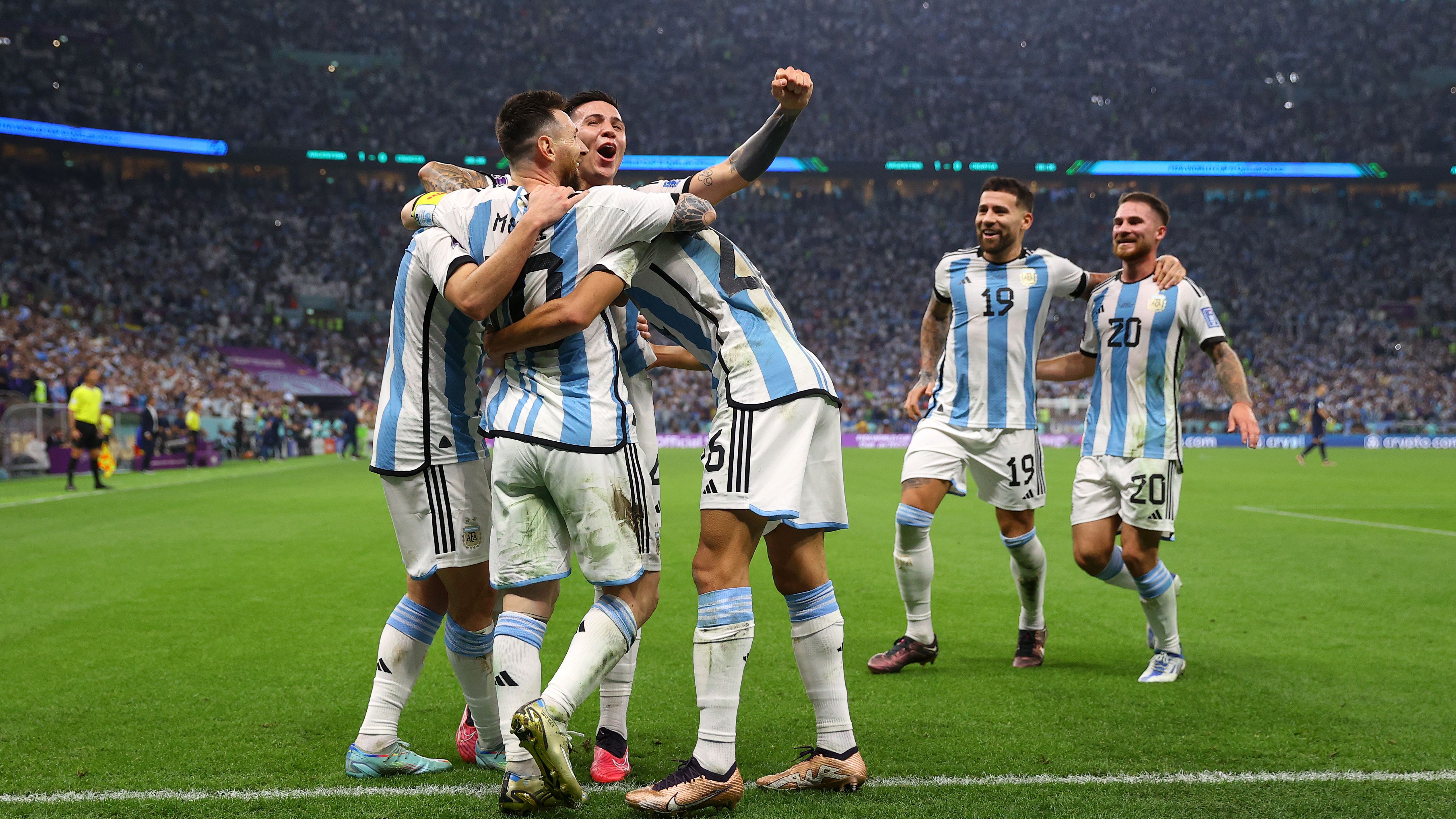 Argentina está na final da Copa do Mundo e enfrenta a França na grande decisão (Crédito: Getty Images)