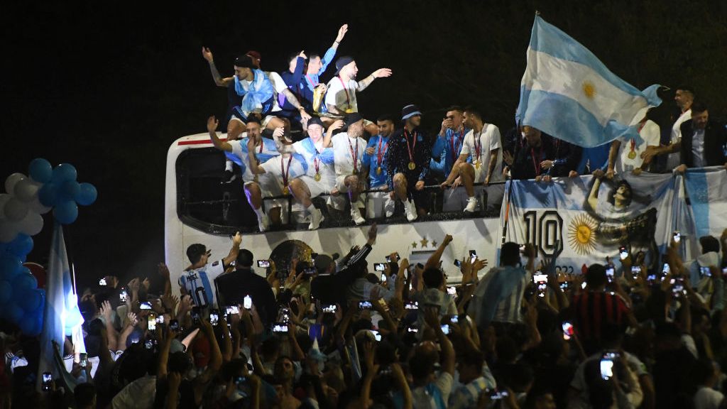 Jogadores da Argentina
