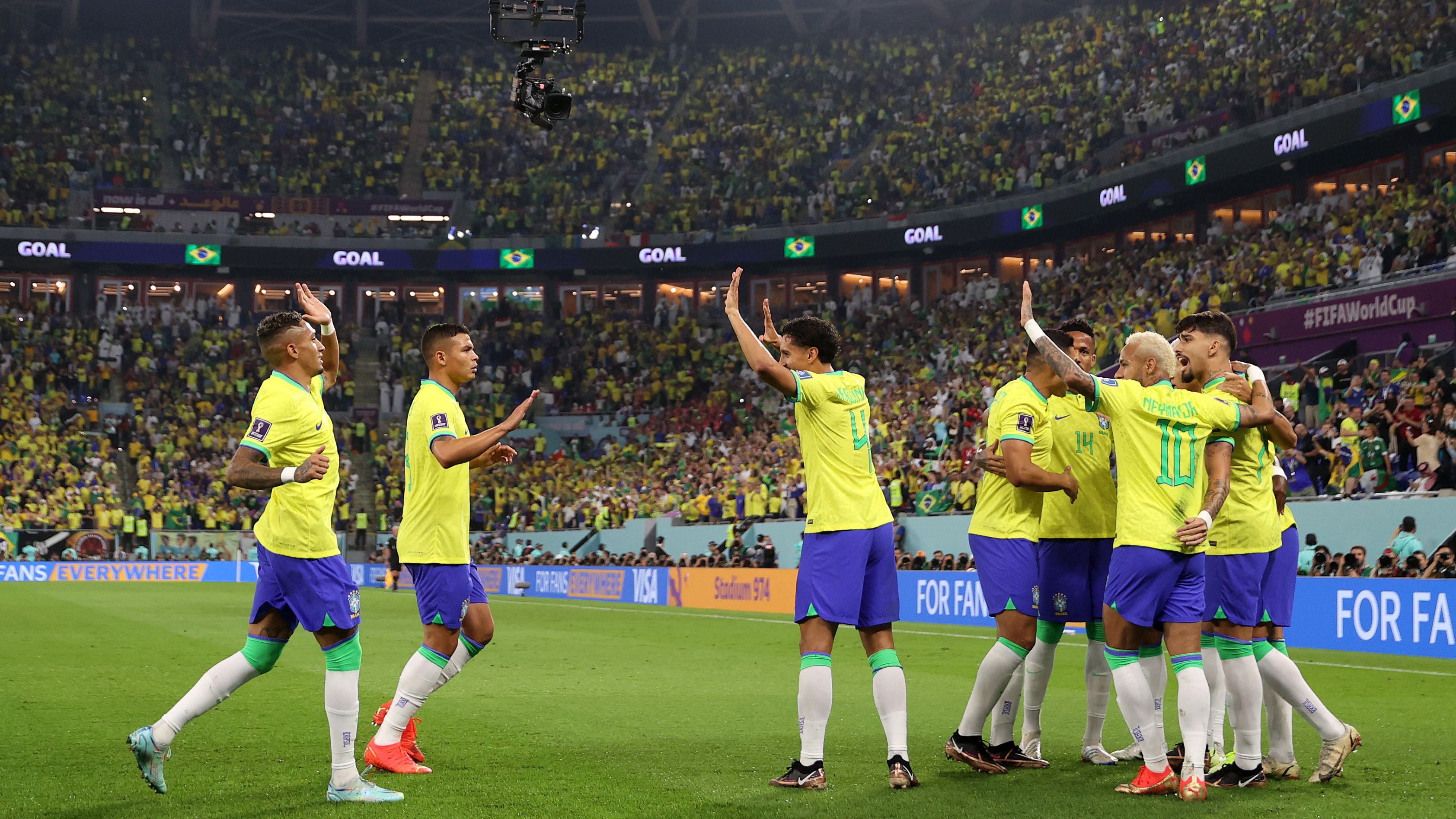 Brasil se prepara para enfrentar a Croácia nas quartas de final da Copa do Mundo