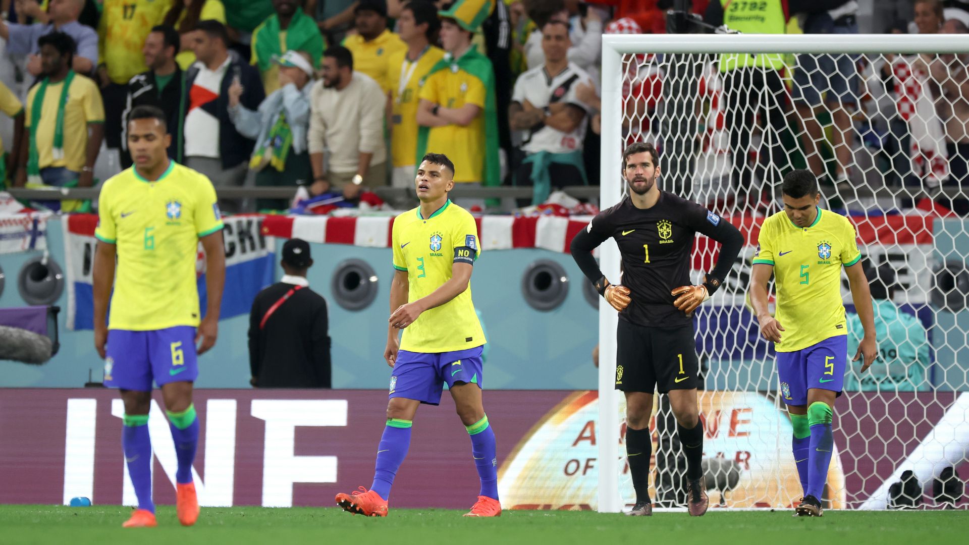 O Brasil foi eliminado na Copa do Mundo 2022