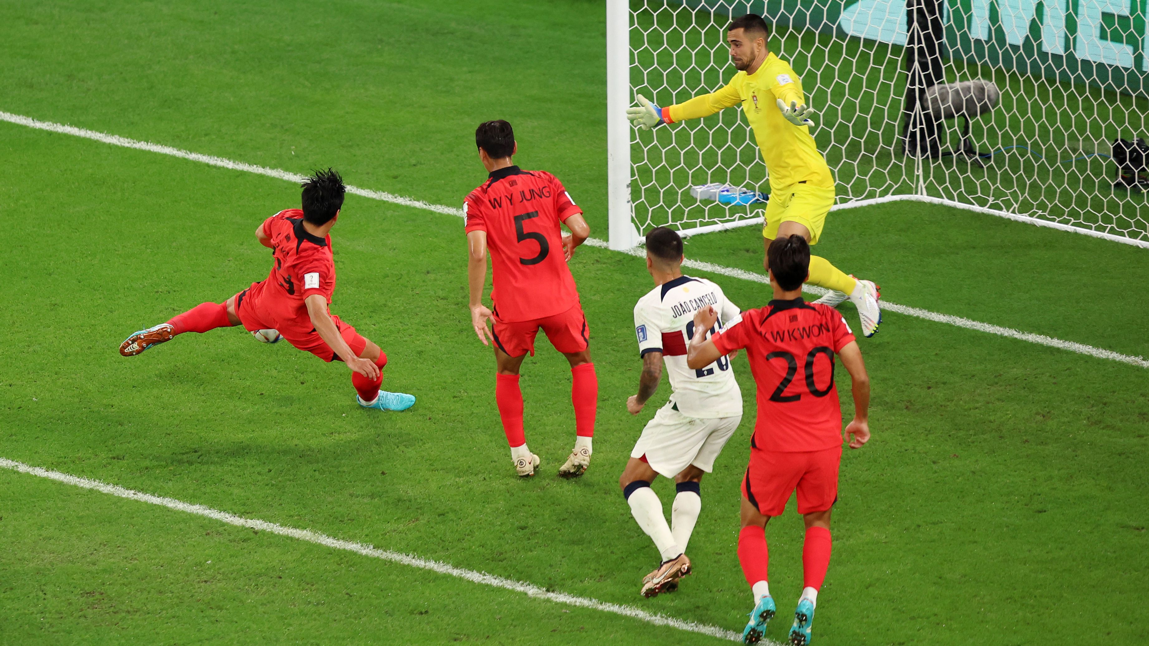 Coreia do Sul marcou contra Portugal pelo Grupo H