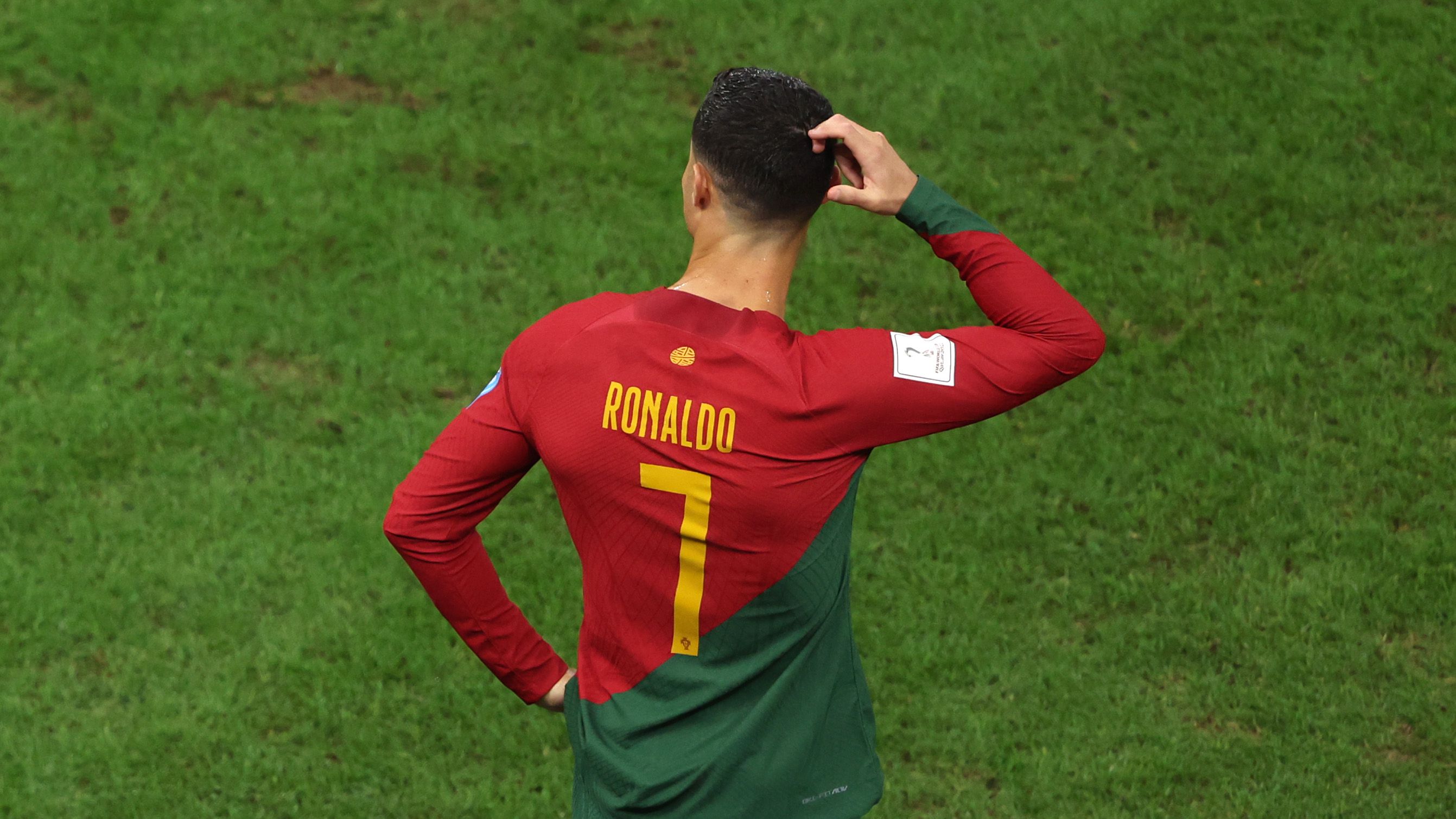 Cristiano Ronaldo ficou na reserva de Portugal