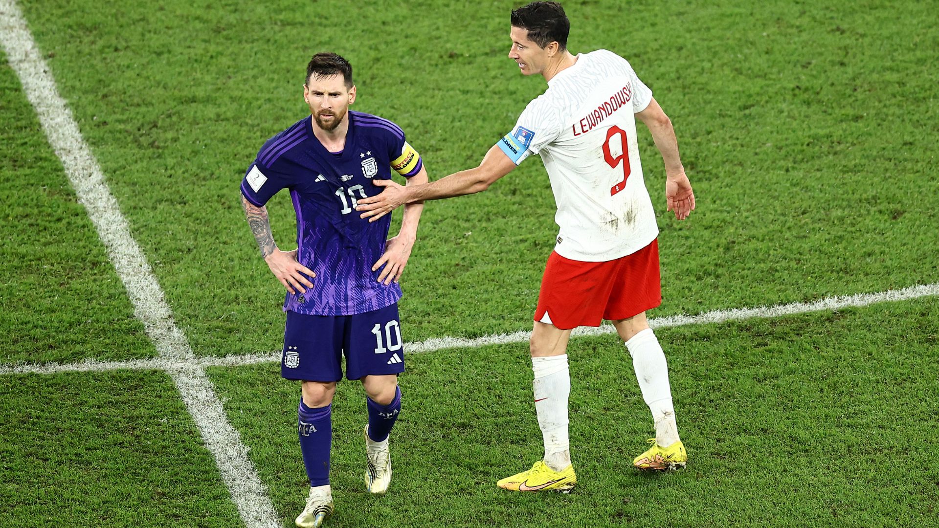 Messi e Lewandowski na Copa do Mundo 2022