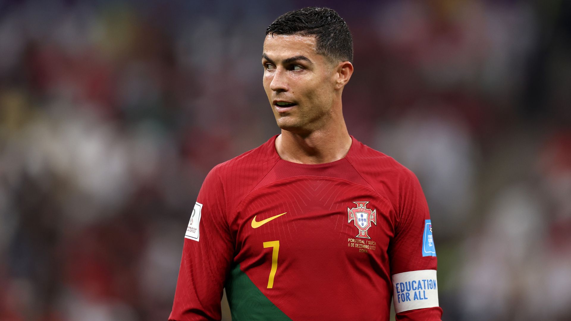 Cristiano Ronaldo, de Portugal, na Copa do Mundo 2022