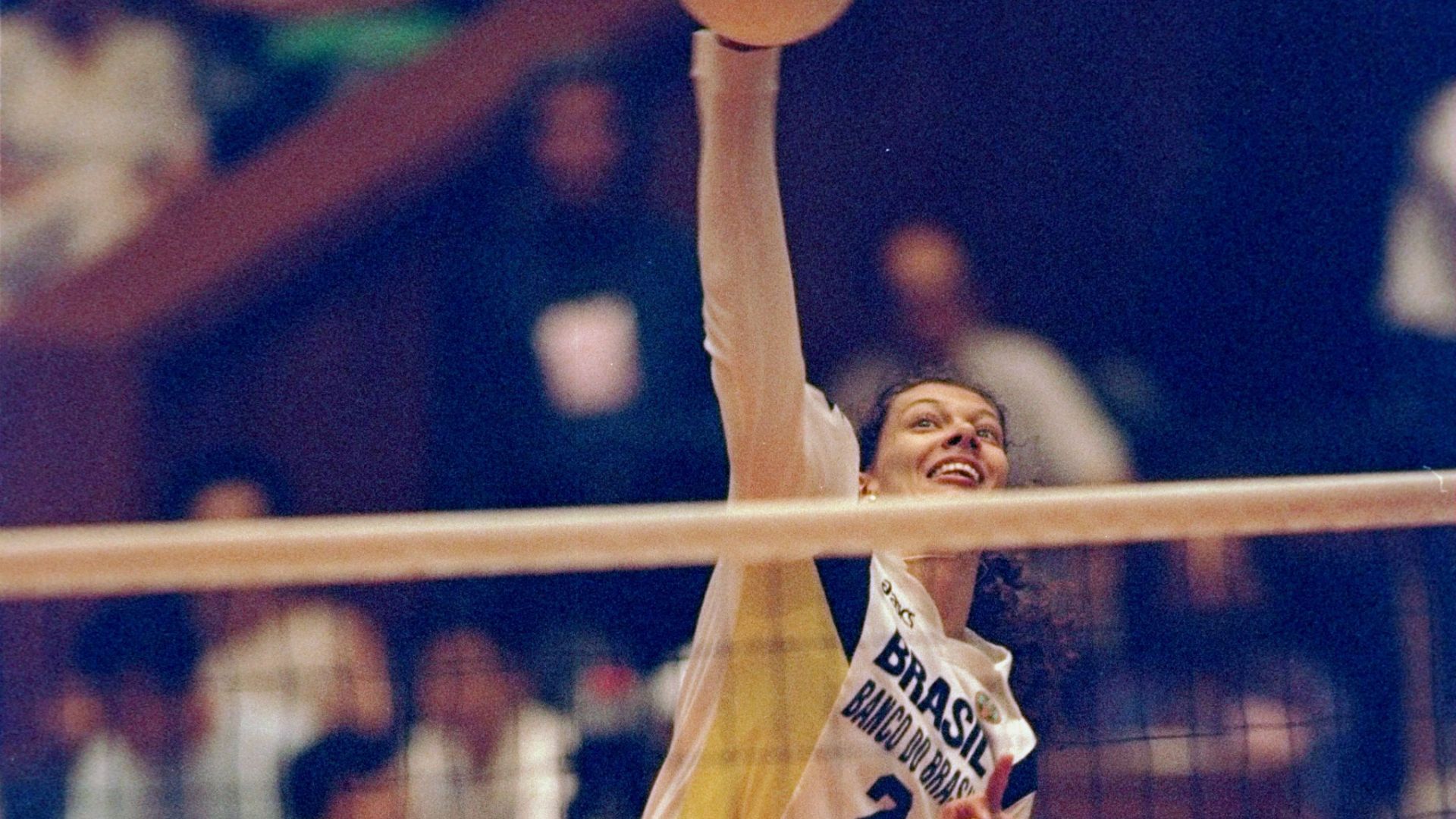 Ana Moser como jogadora, em 1994