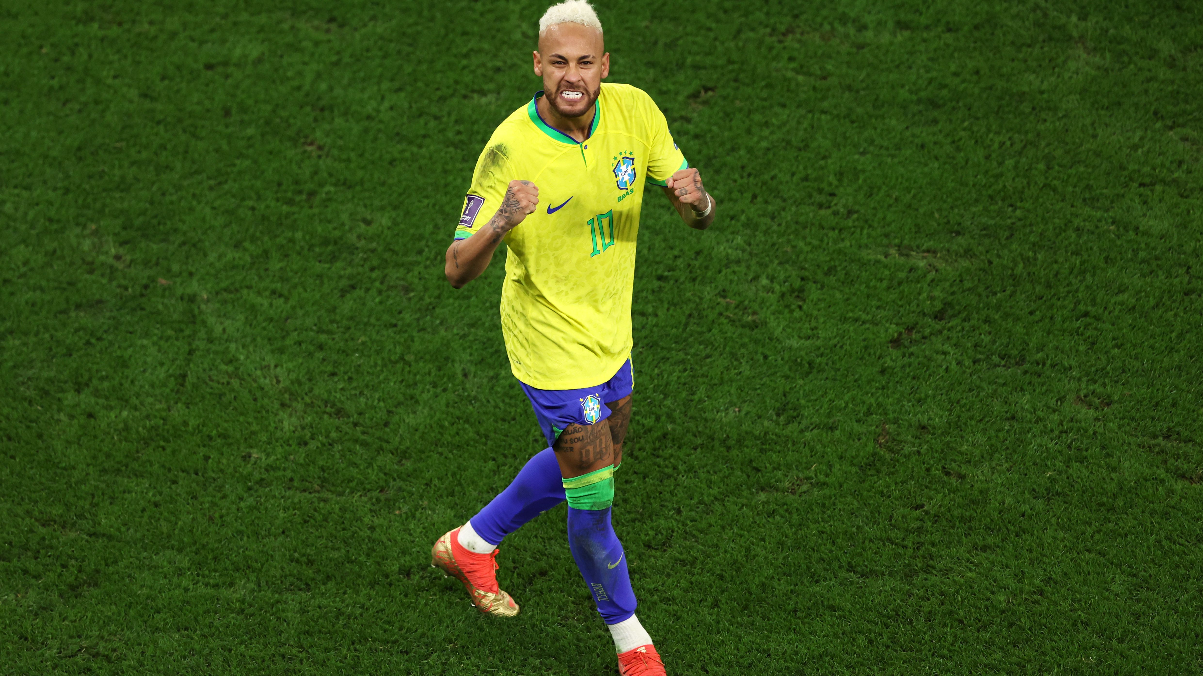 Neymar fez dois gols nesta Copa do Mundo