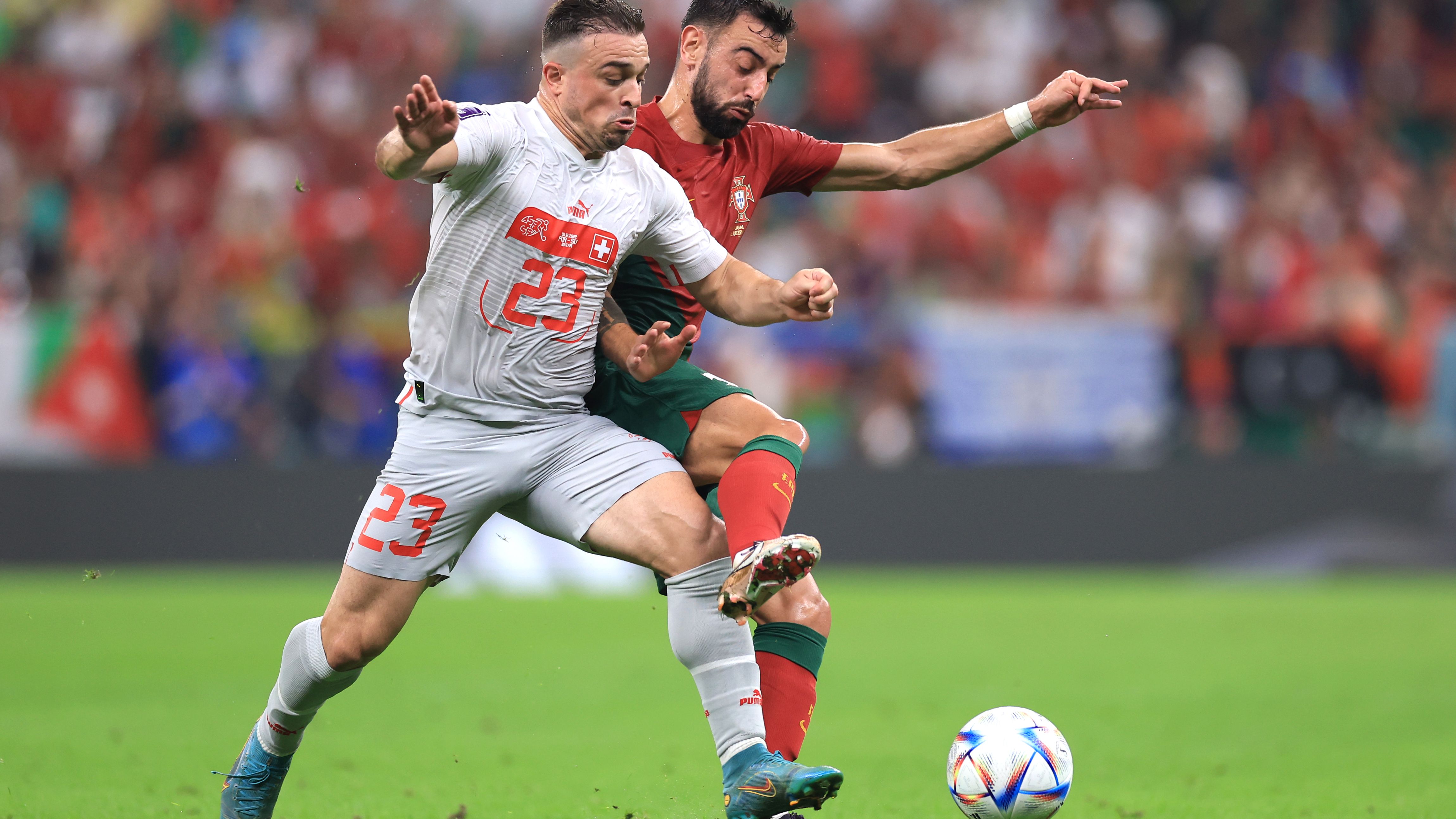 Suíça foi derrotada para Portugal na Copa do Mundo