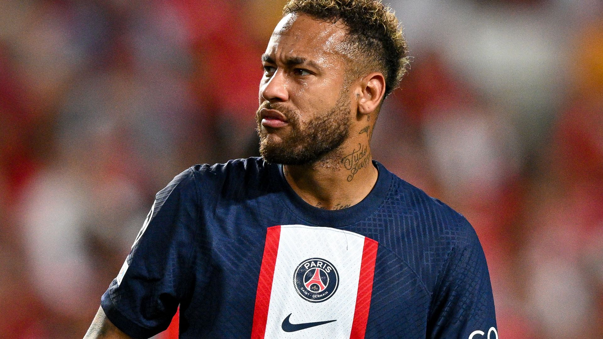 Neymar foi expulso em sua primeira partida após a Copa do Mundo 2022 (Crédito: Getty Images)