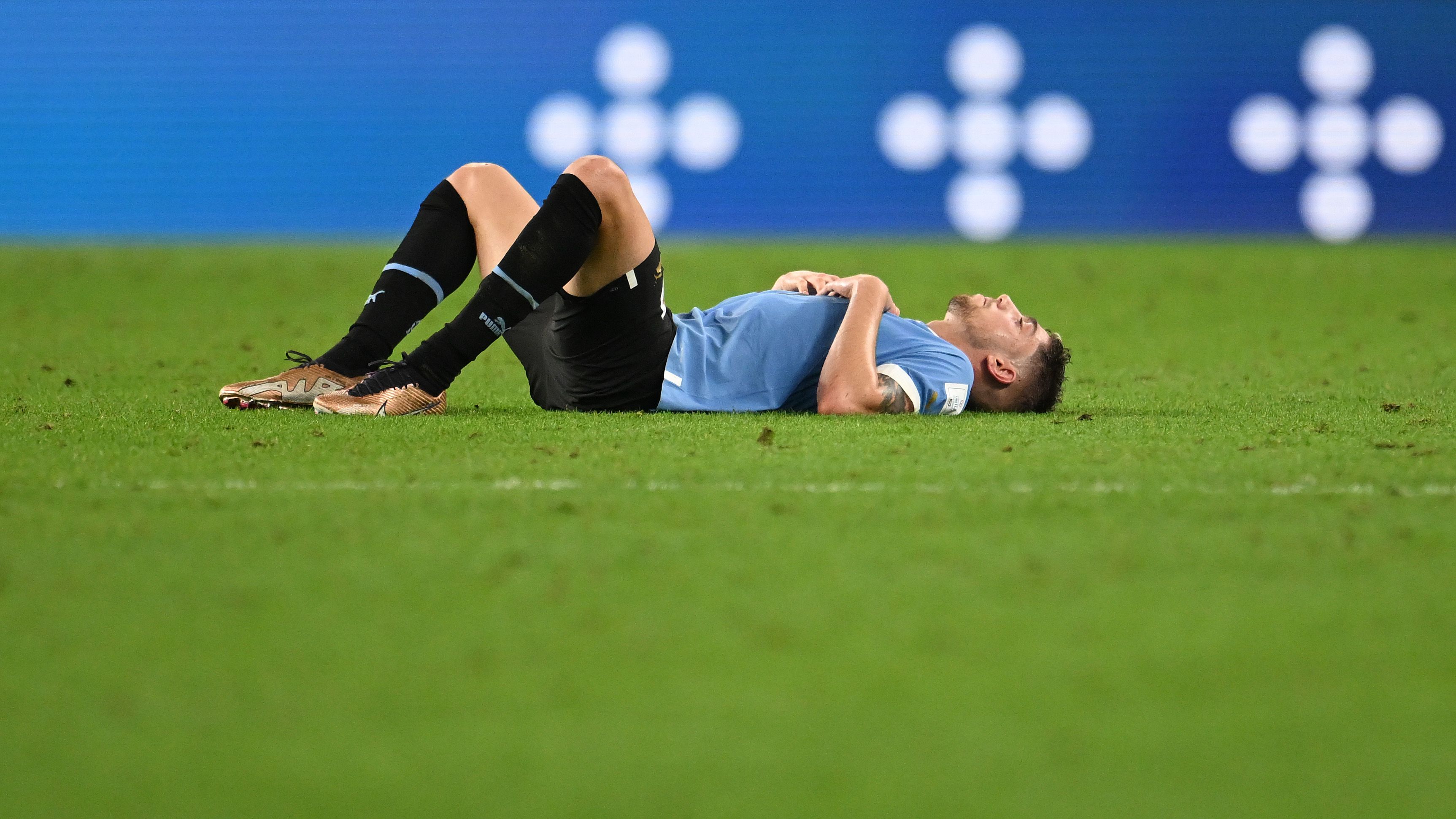 Valverde ficou desolado após a eliminação do Uruguai