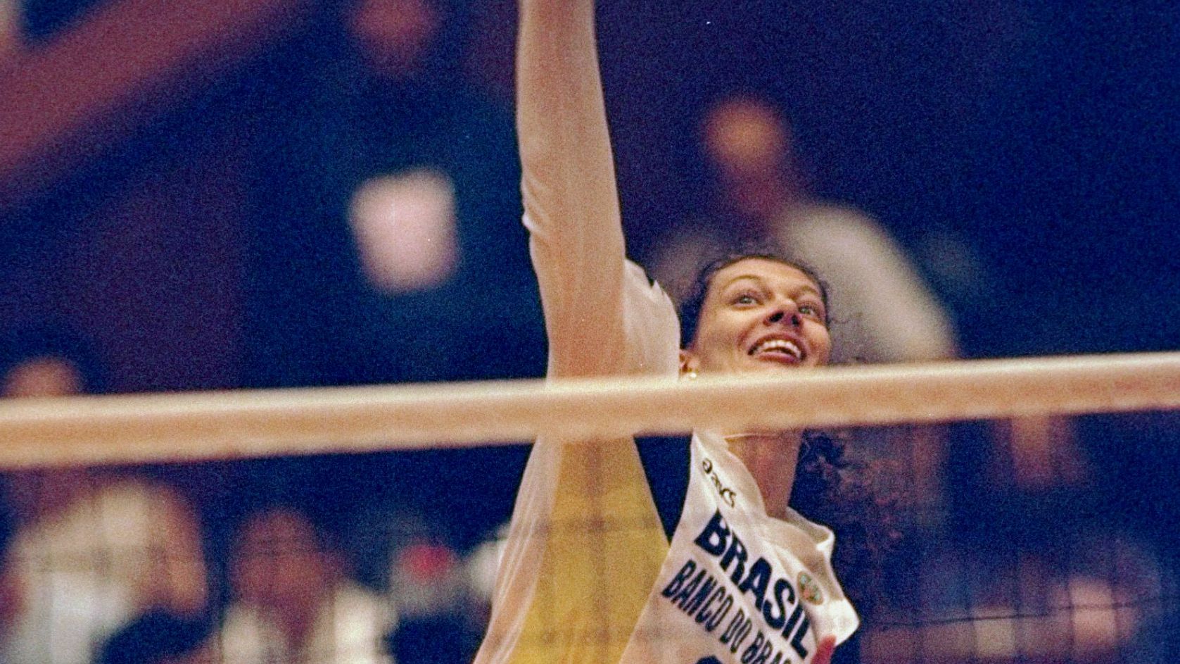 Ana Moser quando era jogadora de vôlei (Crédito: Getty Images)