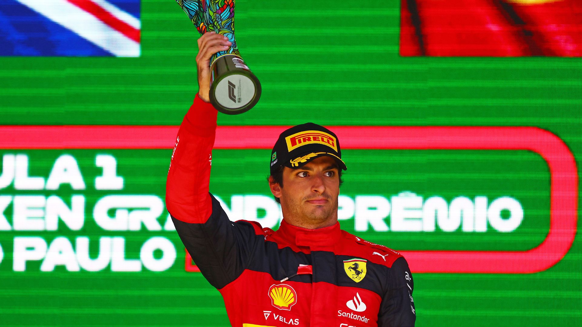 Carlos Sainz Jr. no GP do Brasil pela F1 2022
