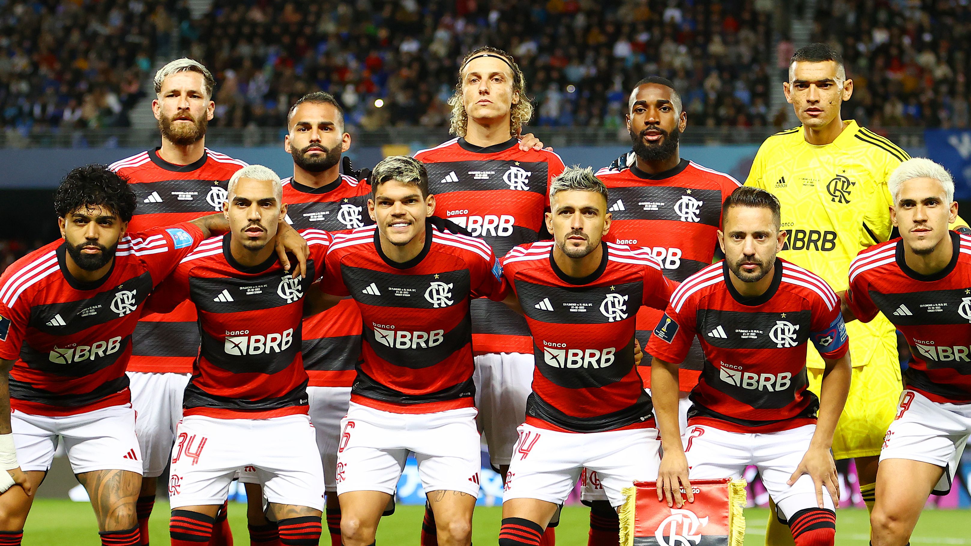 Equipe do Flamengo escalada para enfrentar o Al-Hilal (Crédito: Getty Images)