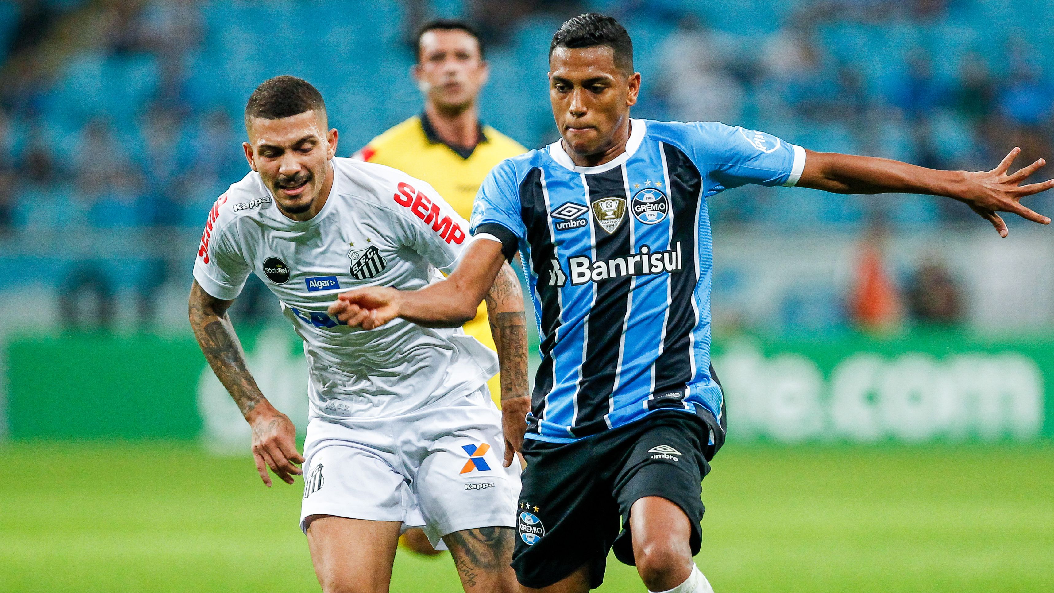 Alisson em sua primeira passagem pelo Santos (Crédito: Getty Images)