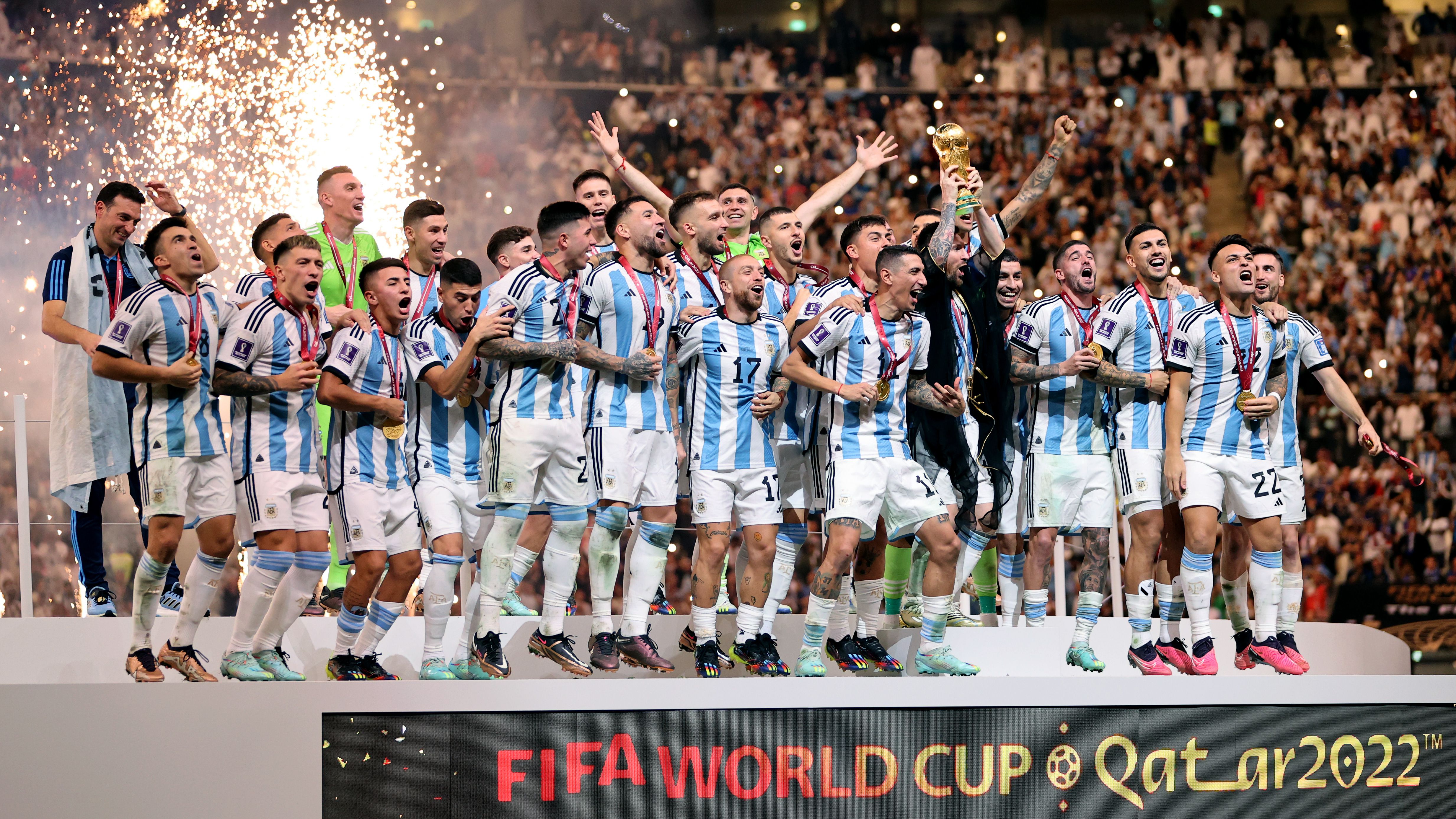 Argentina venceu a França e conquistou o tricampeonato da Copa do Mundo