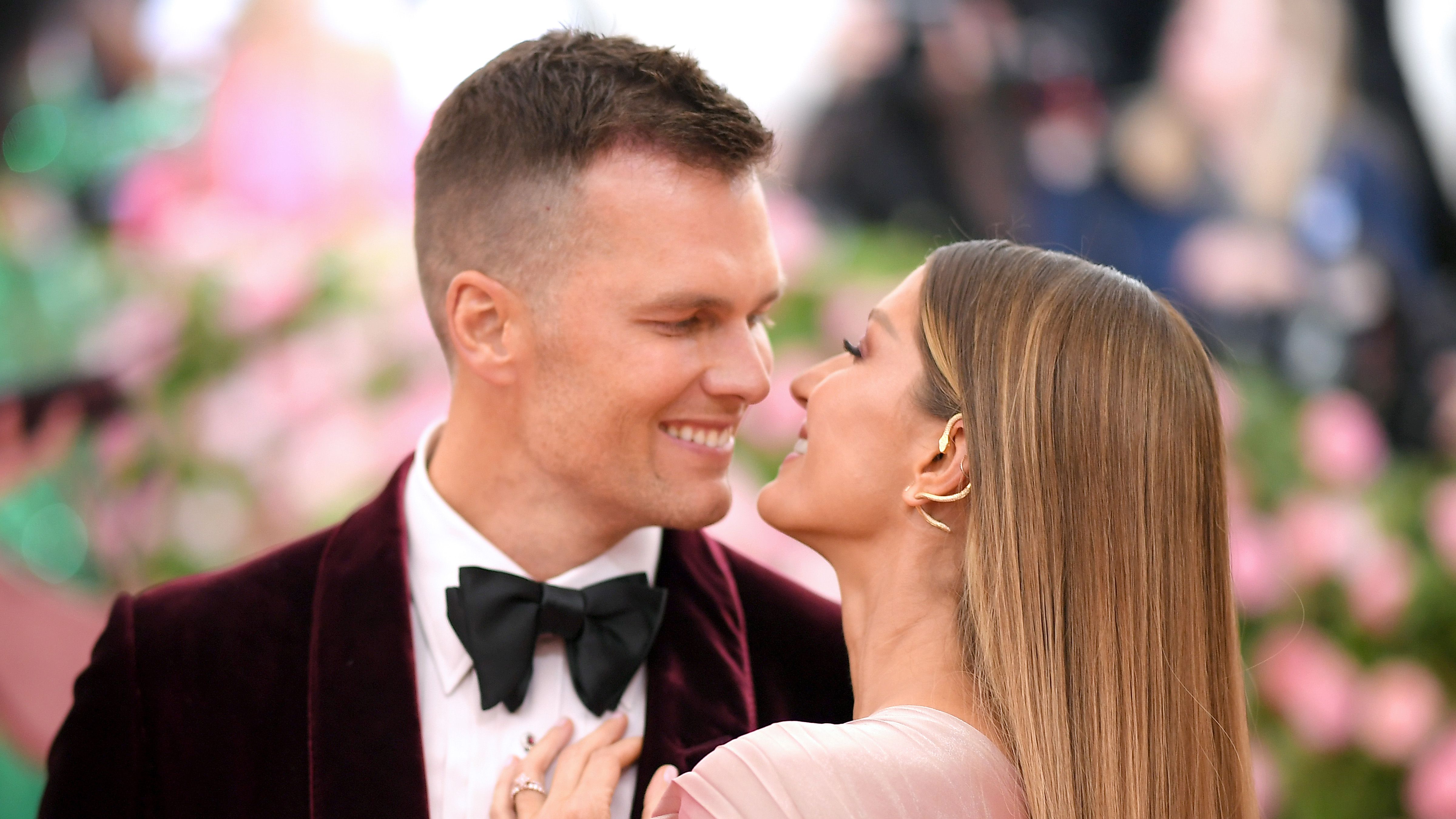 Tom Brady e Gisele Bündchen em evento, quando ainda eram casados (Crédito: Getty Images)