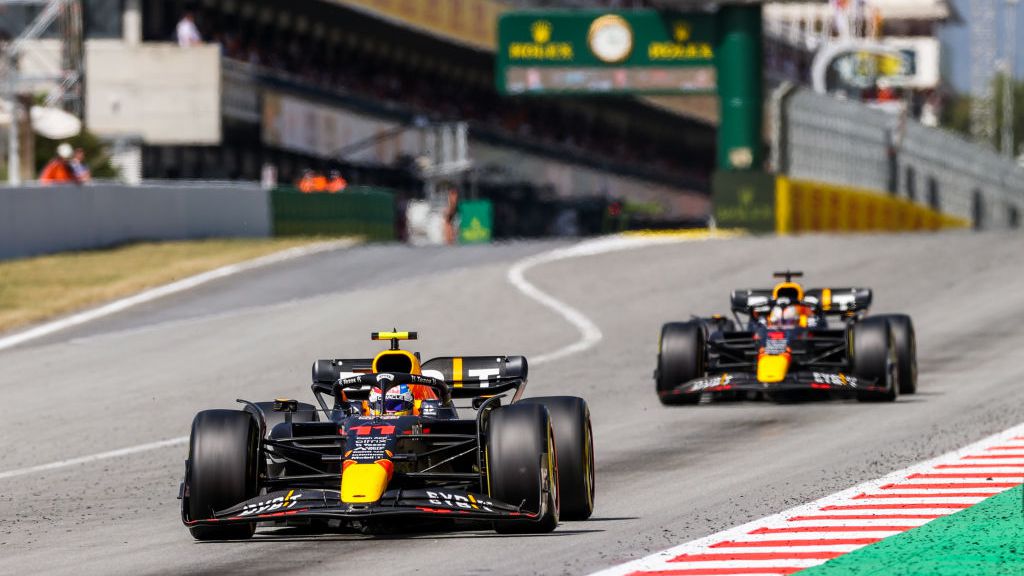 Carros da Red Bull no último GP da Espanha na F1