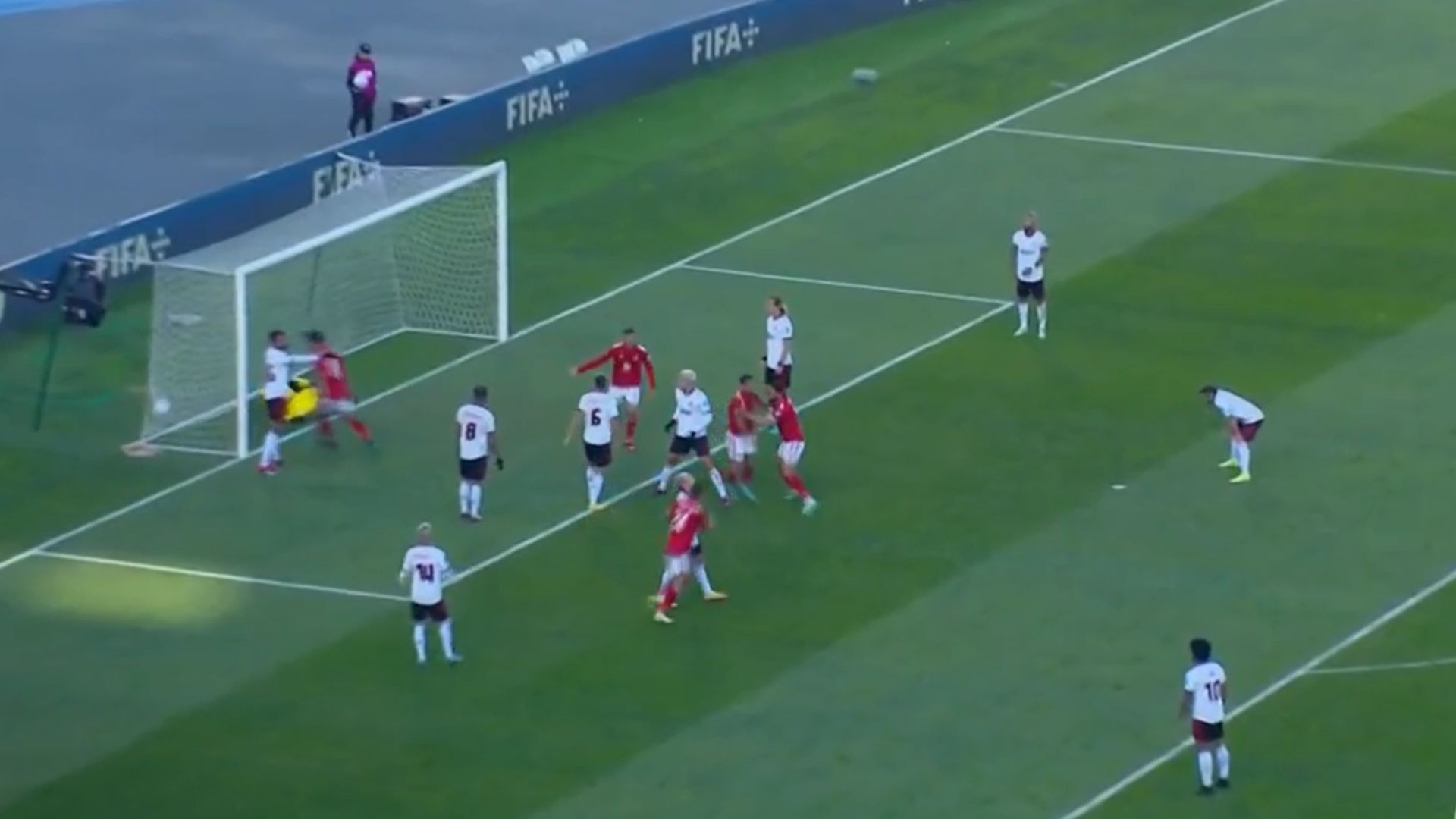 Flamengo e Al Ahly em ação no Mundial