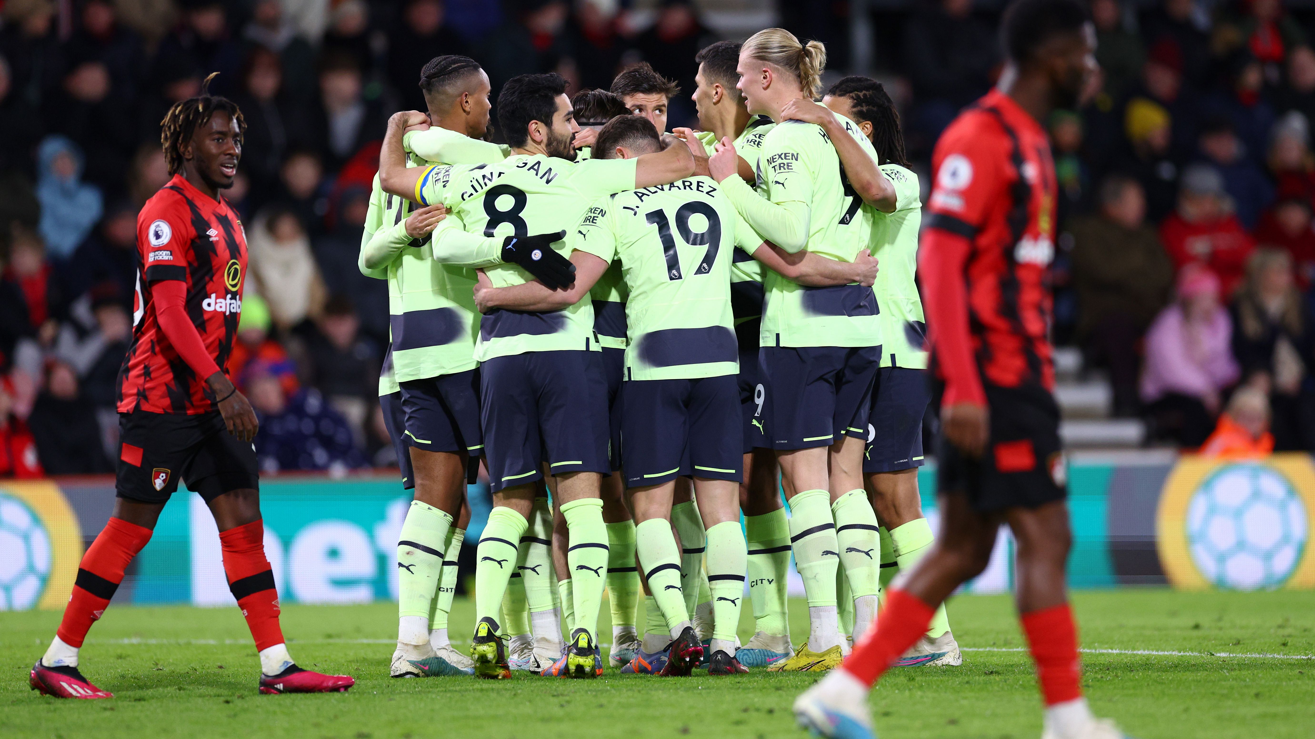 City goleou o Bournemouth no último compromisso na temporada