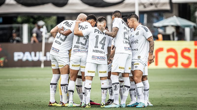 Santos em campo no Campeonato Paulista 2023