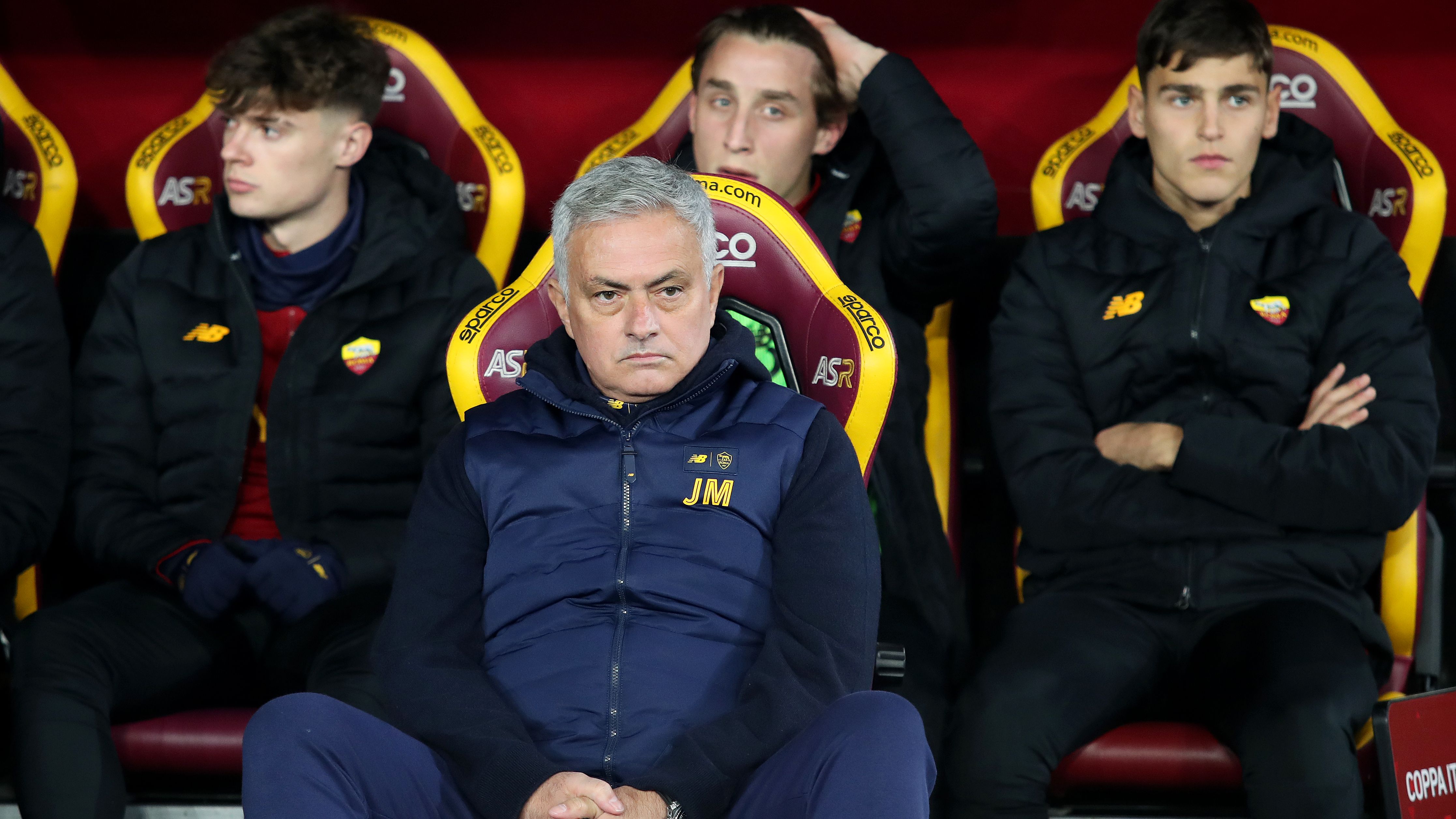 A Roma de José Mourinho ficou em situação complicada para se classificar para a Champions League (Crédito: Getty Images)
