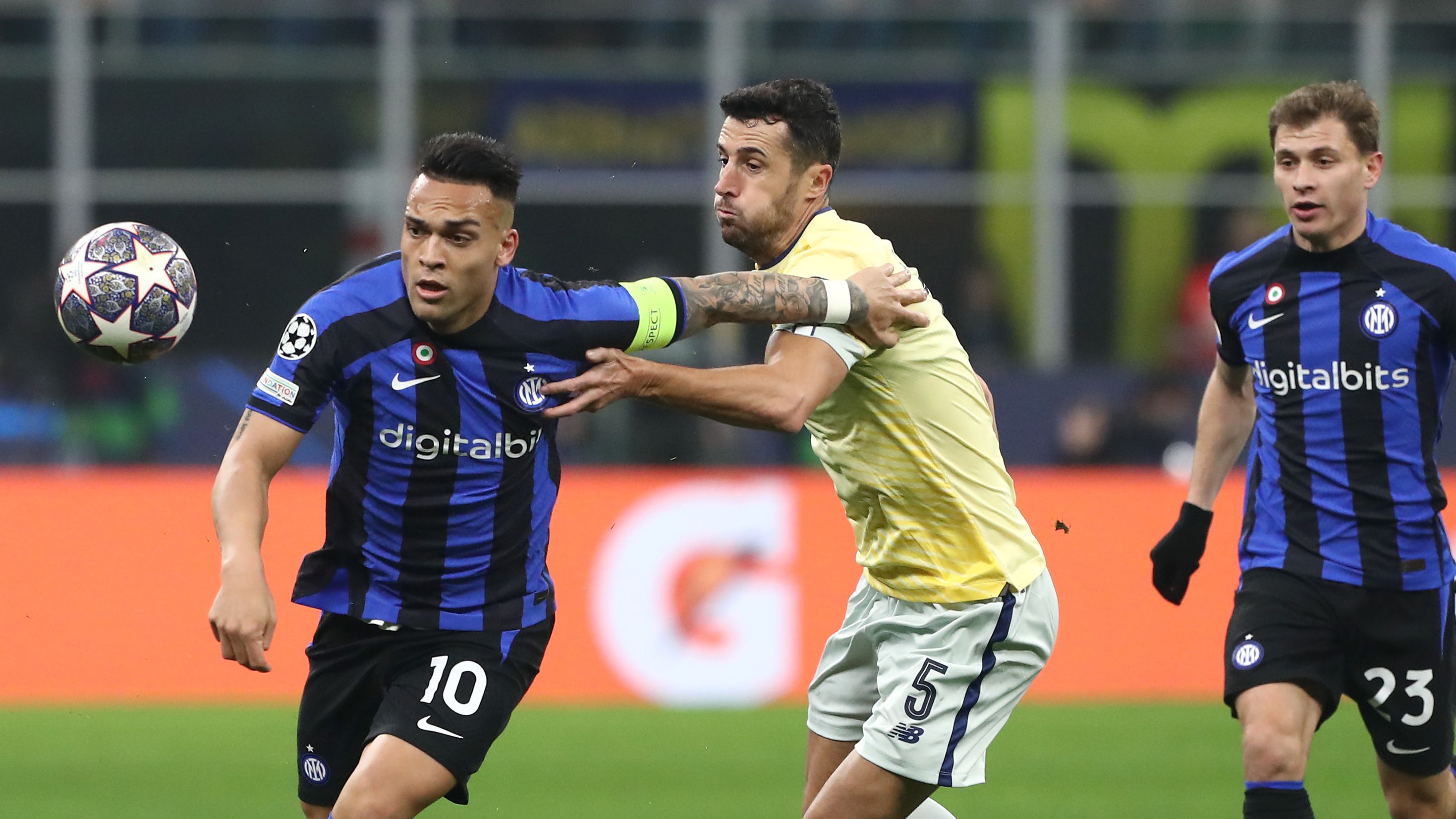 Jogo muito truncado e disputado entre Inter e Porto (Crédito: Getty Images)