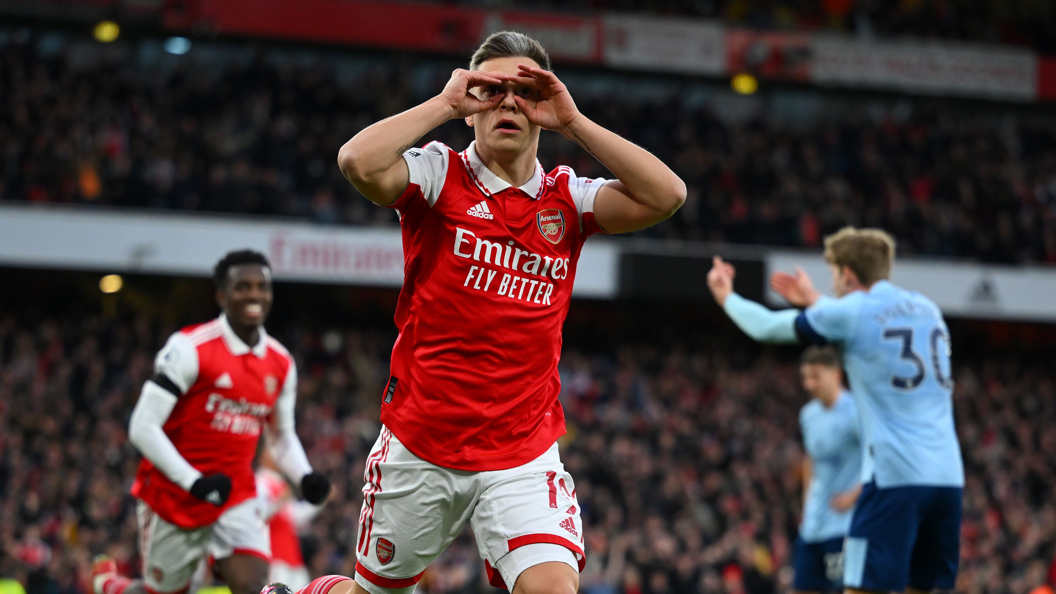 Trossard marcou seu primeiro gol pelo Arsenal (Crédito: Getty Images)