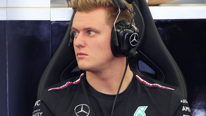 Mick Schumacher atualmente, como piloto reserva da Mercedes