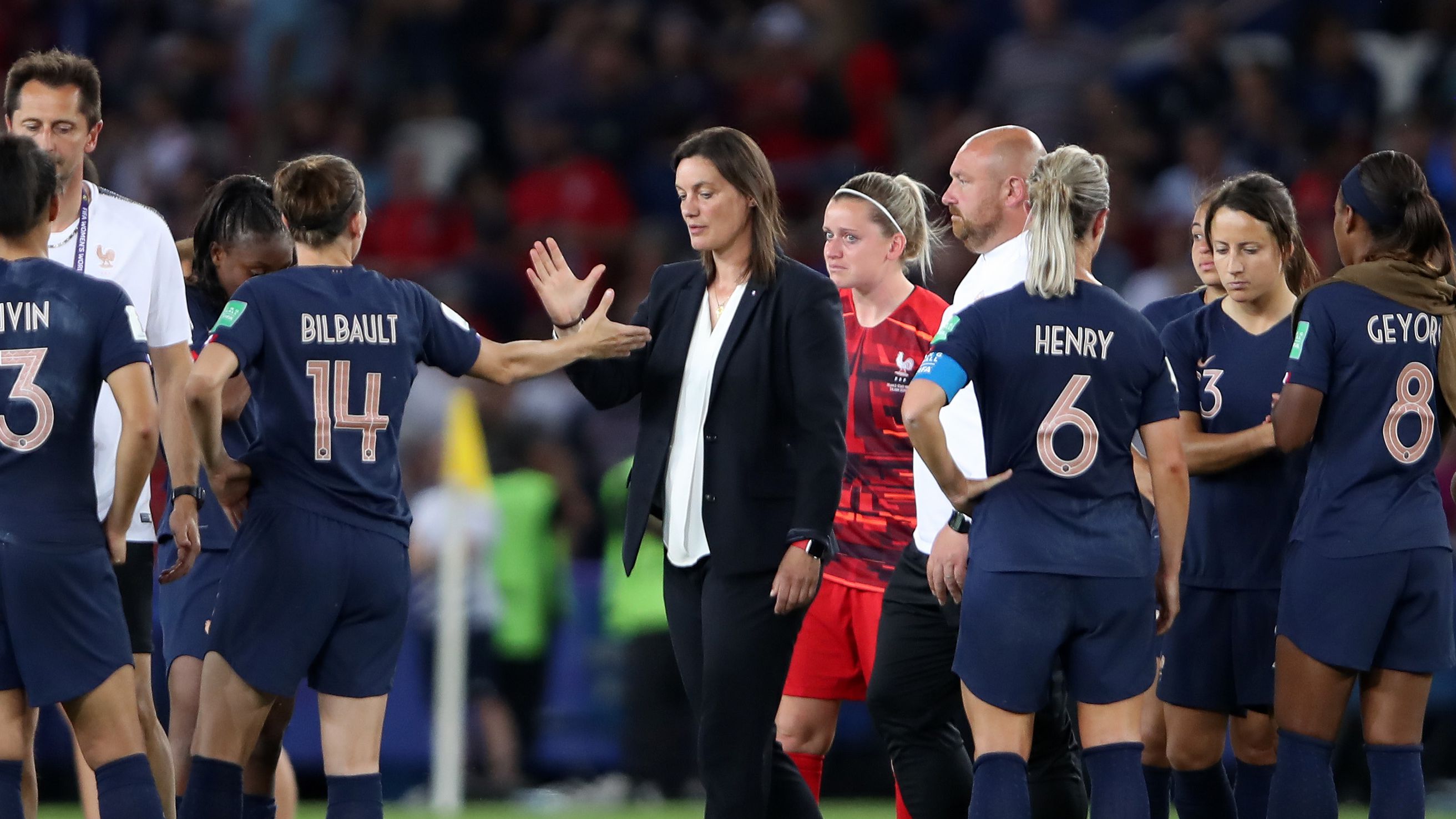 Equipe da França após a eliminação da última Copa do Mundo (Crédito: Getty Images)