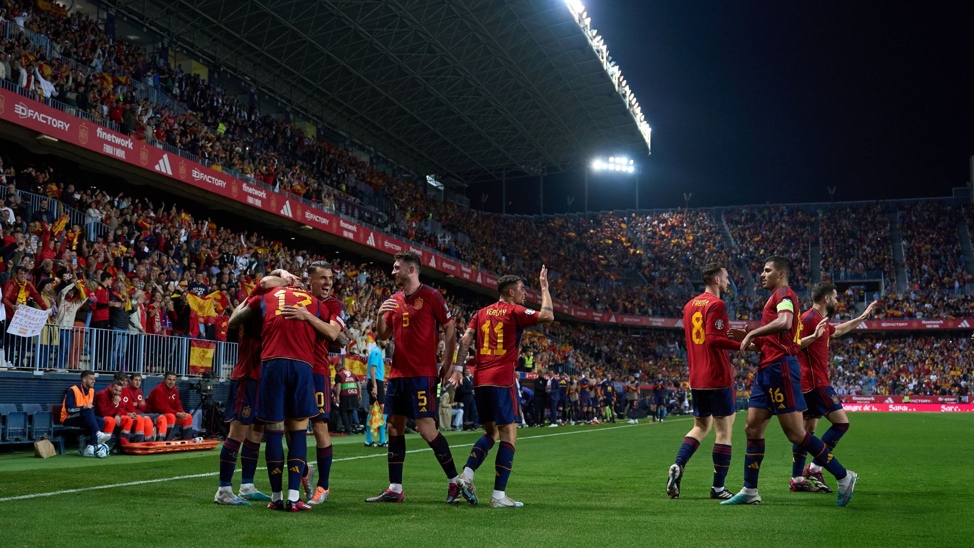 Espanha triunfa nas eliminatórias da Eurocopa 2024
