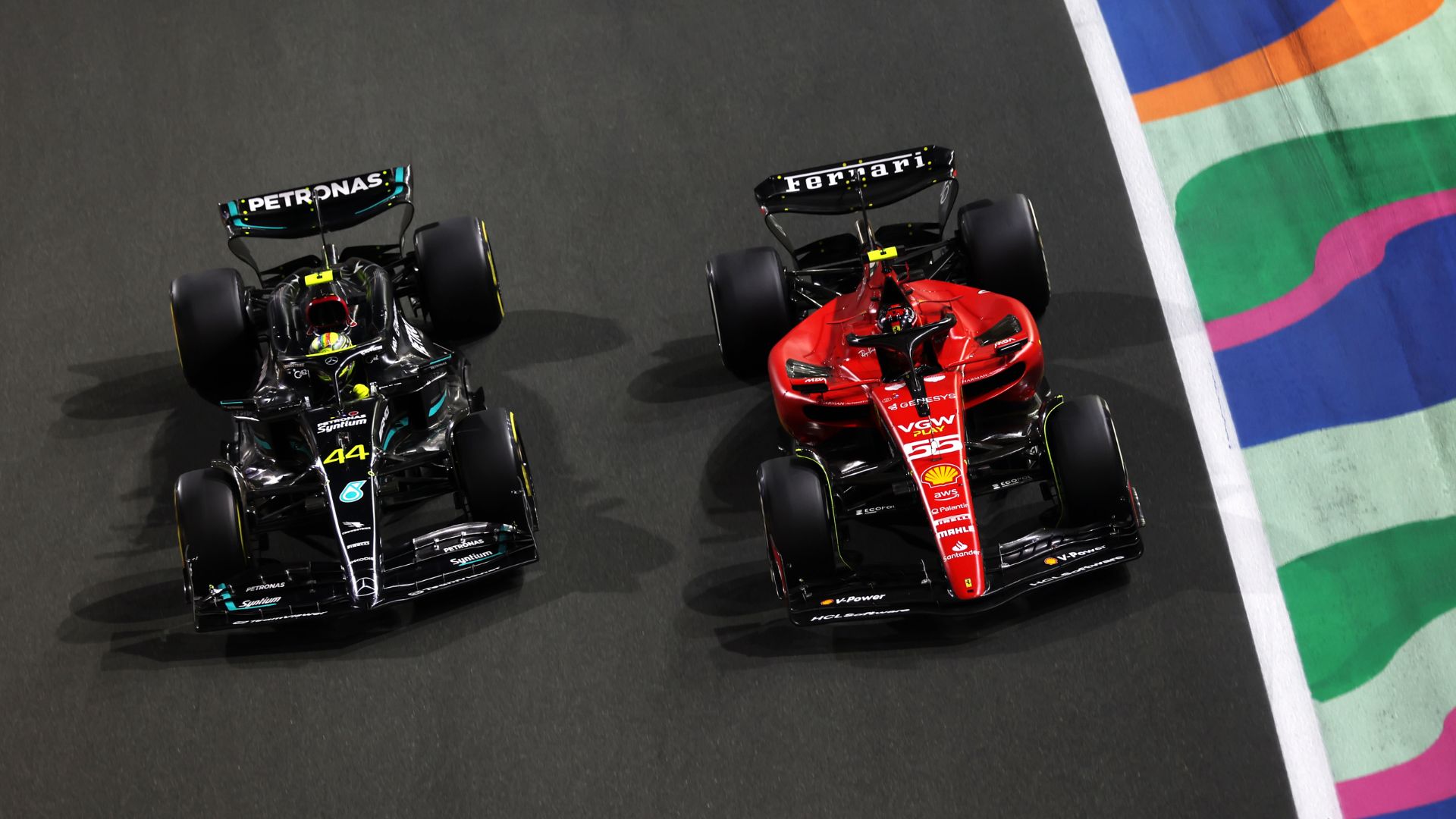 Mercedes e Ferrari na F1, pelo GP da Arábia Saudita