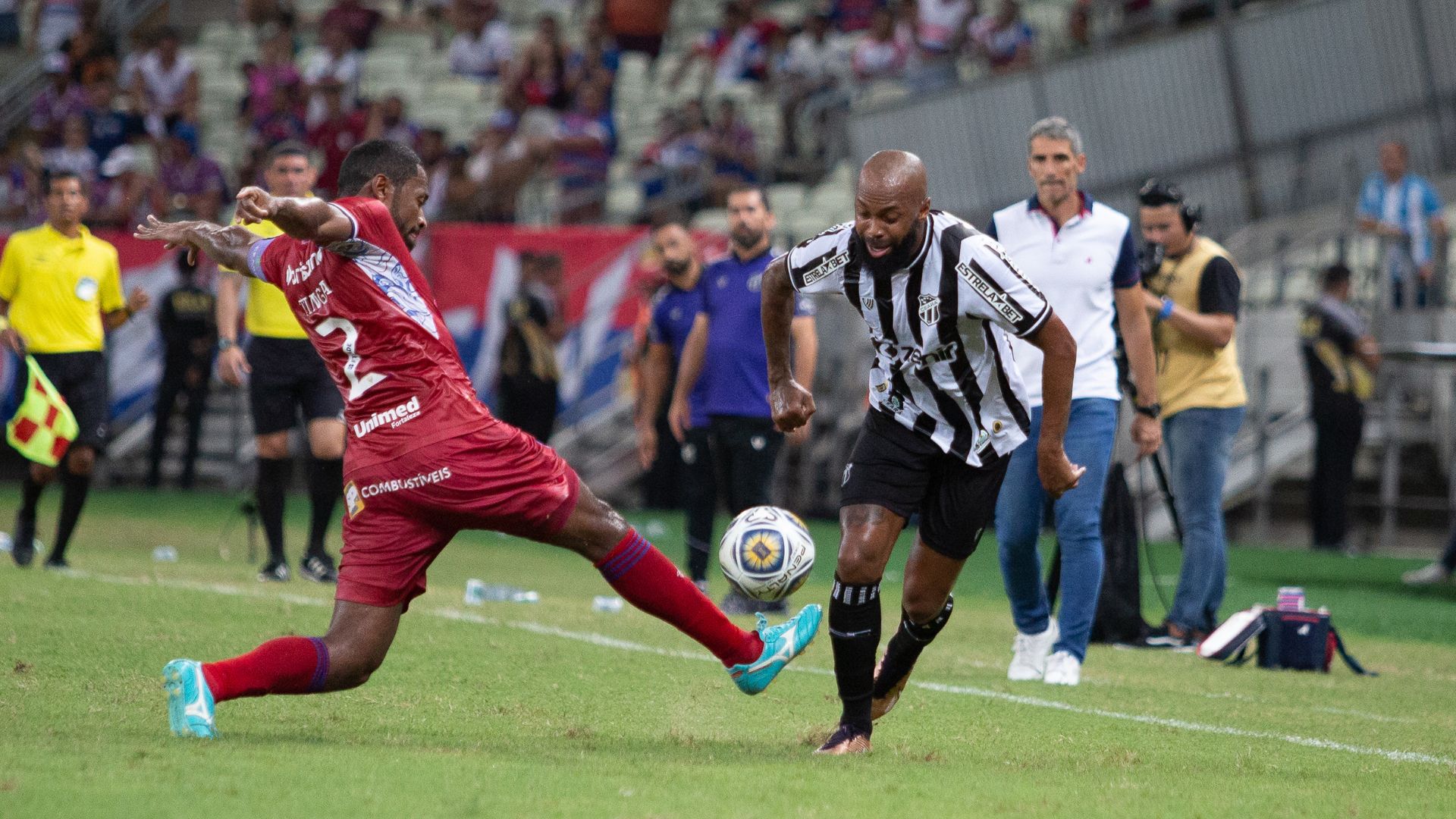 O Ceará venceu o terceiro confronto contra o Fortaleza em 2023 (Crédito: Getty Images)