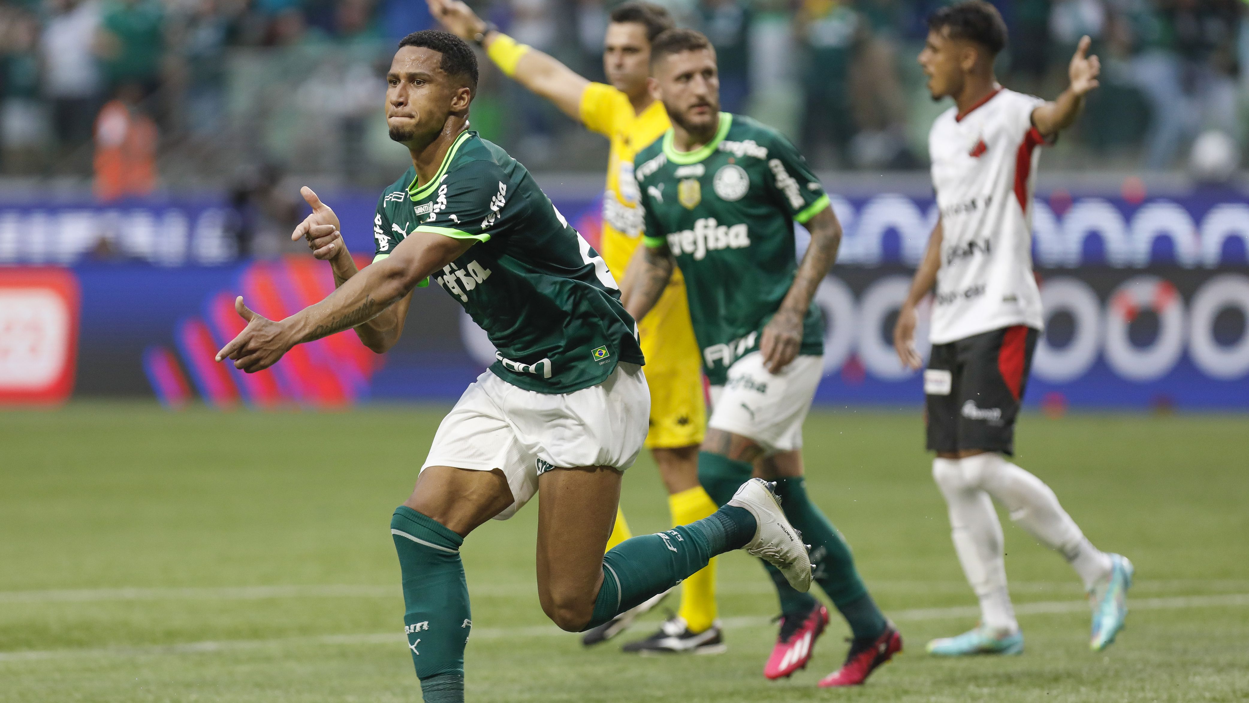 Murilo fez o gol da vitória do Palmeiras no Paulistão