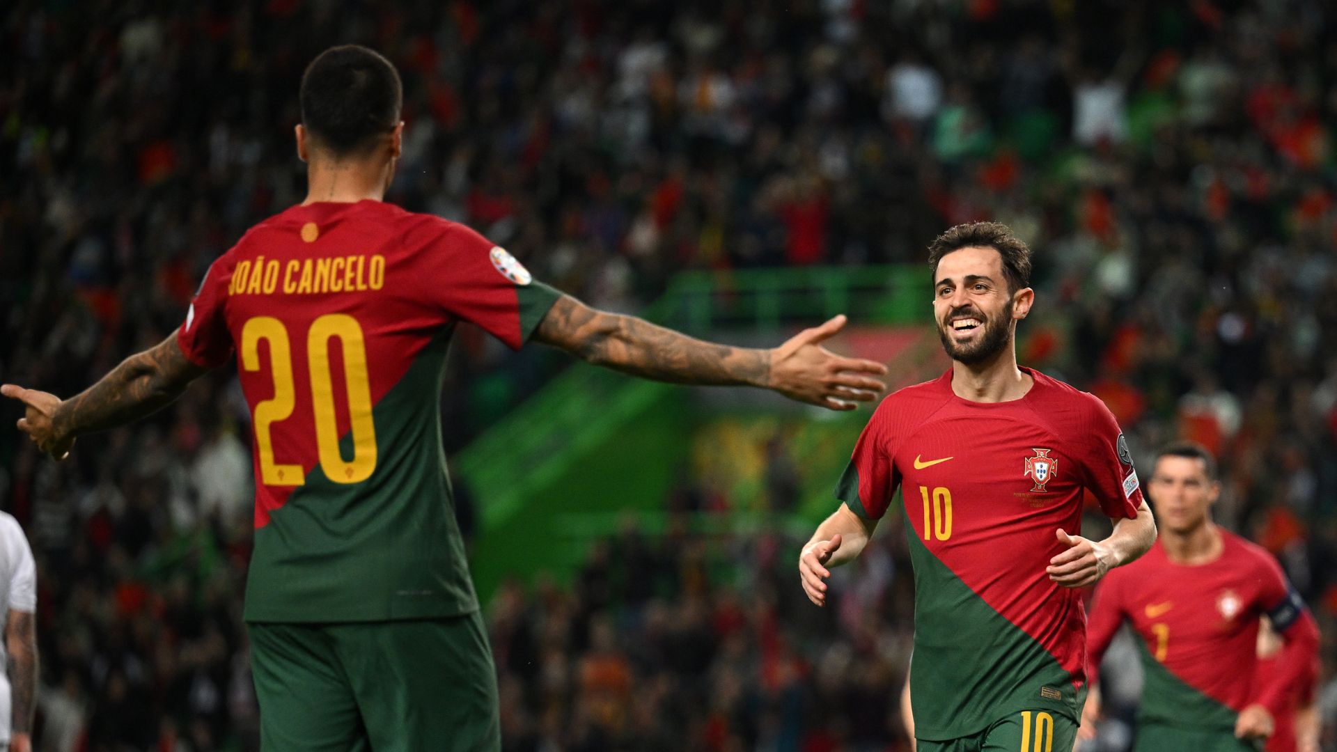 Portugal venceu a primeira partida das Eliminatórias da Eurocopa de 2024 (Crédito: Getty Images)