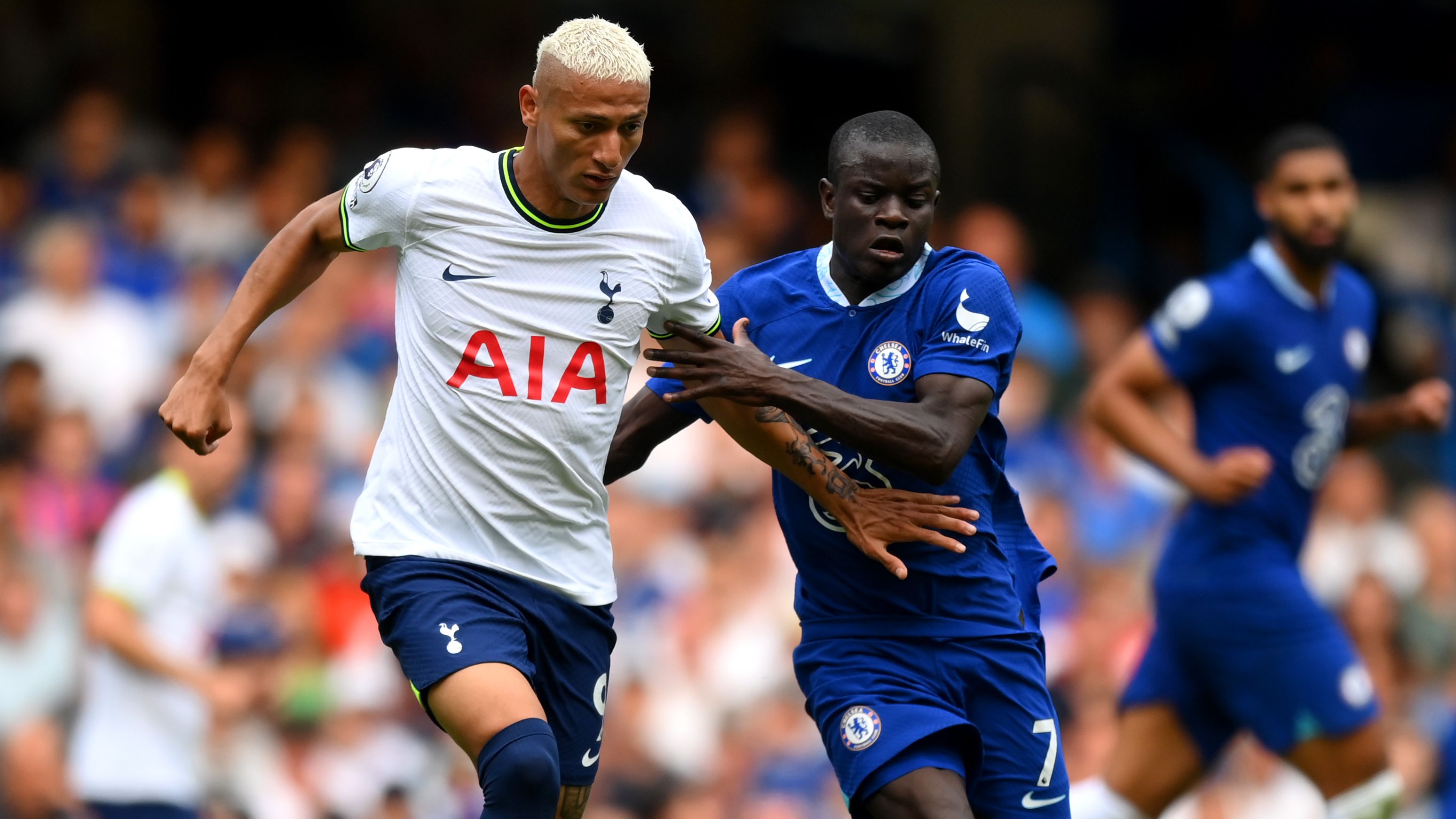 A última partida oficial de Kanté foi contra o Tottenham, no dia 14 de agosto de 2022 (Crédito: Getty Images)