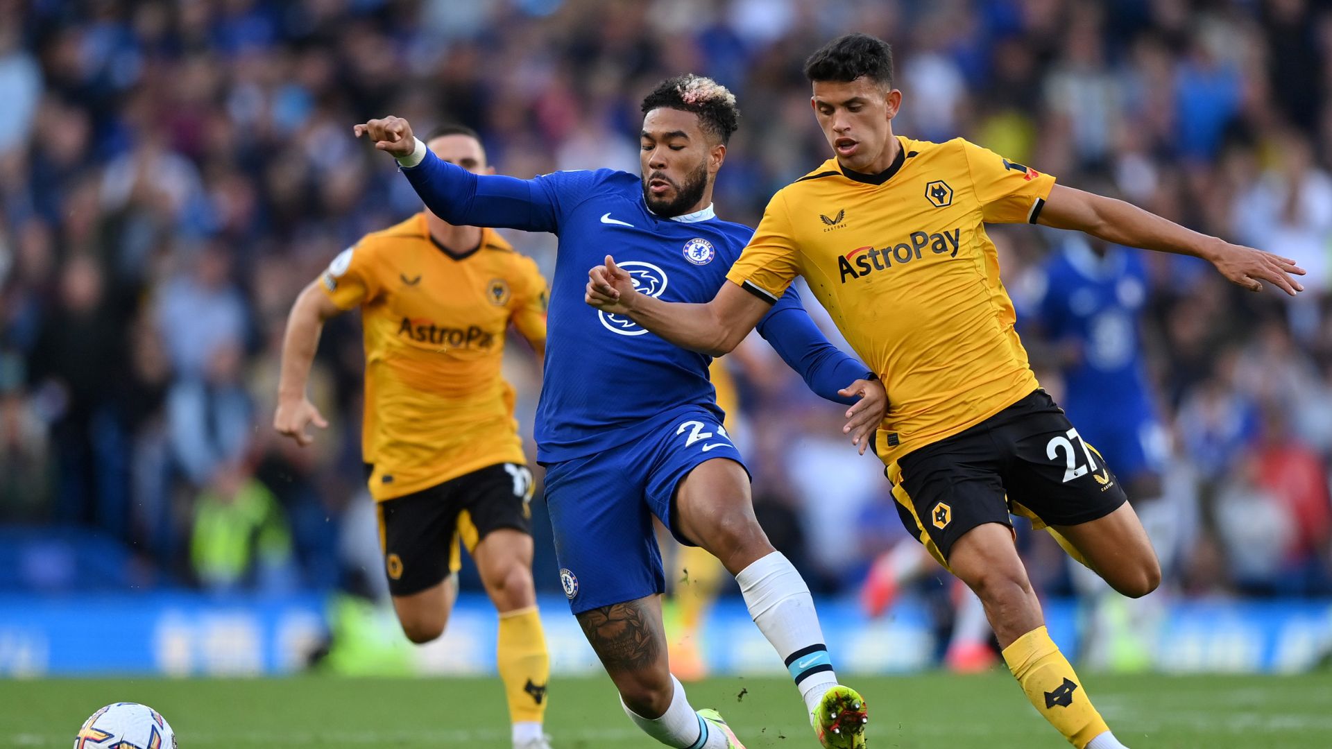 No primeiro turno, o Chelsea venceu o Wolverhampton, pelo placar de 3 a 0 (Crédito: Getty Images)