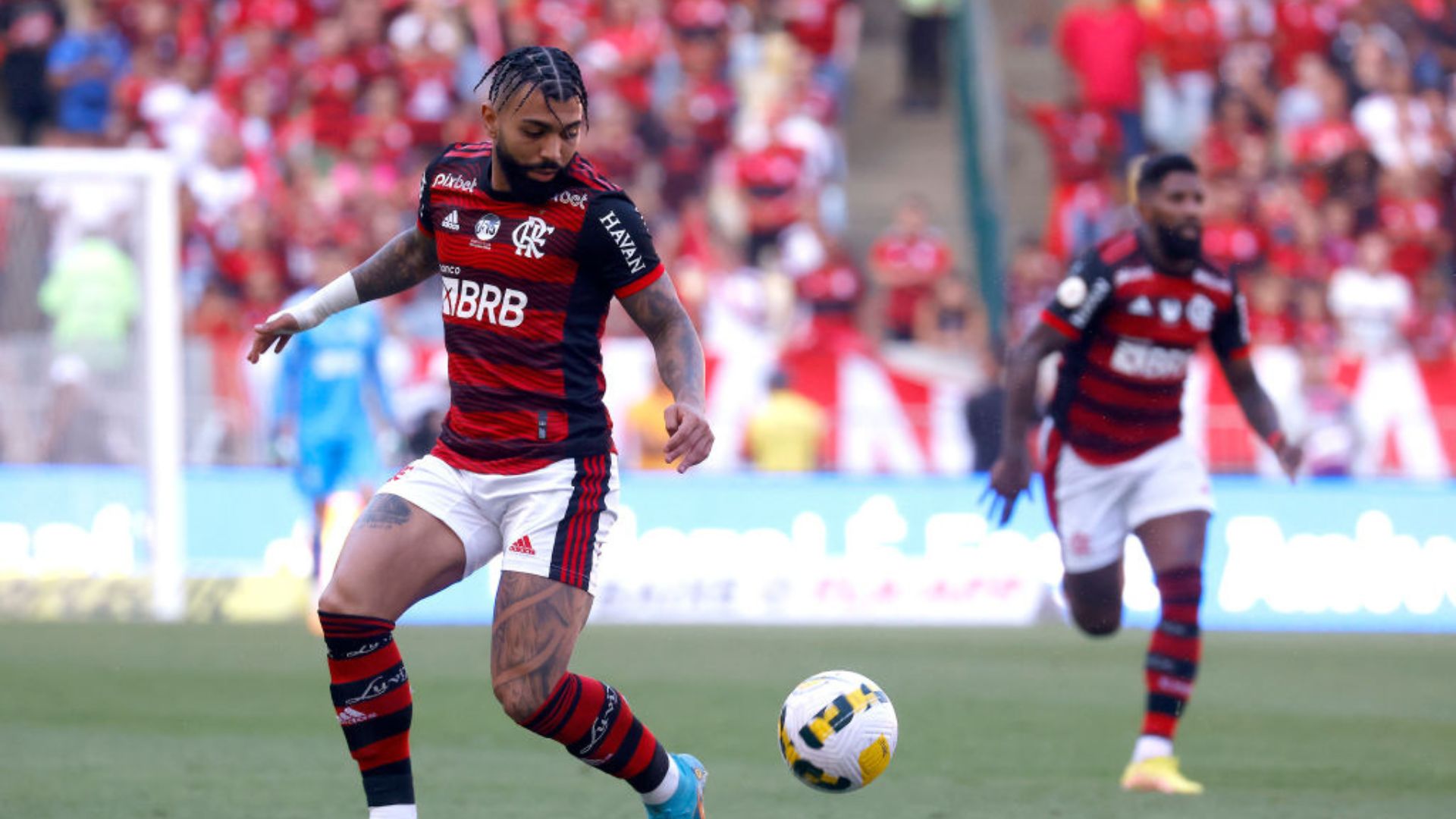Gabigol em ação pelo Flamengo