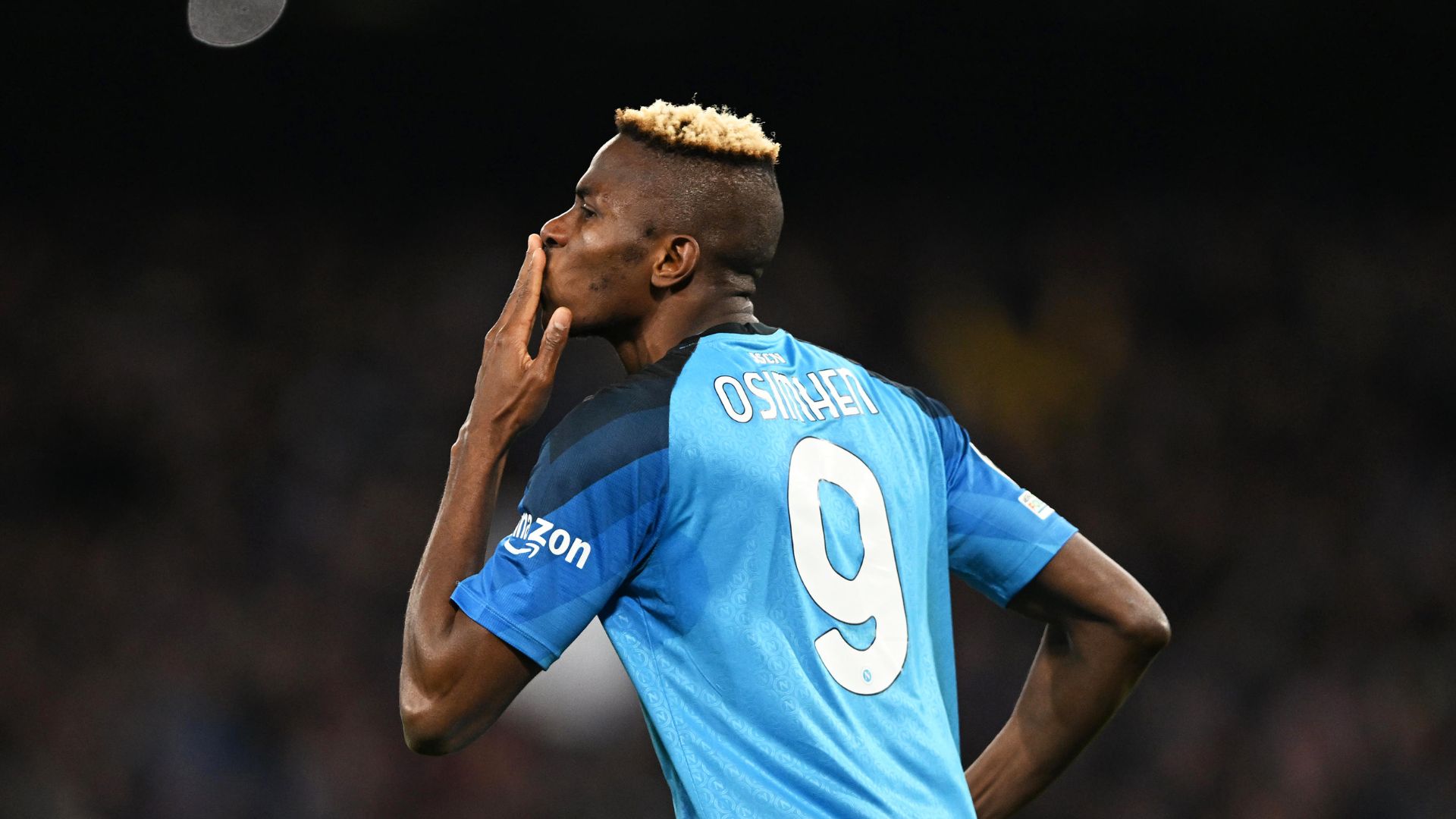 Osimhen comemorando gol pelo Napoli (Crédito: Getty Images)