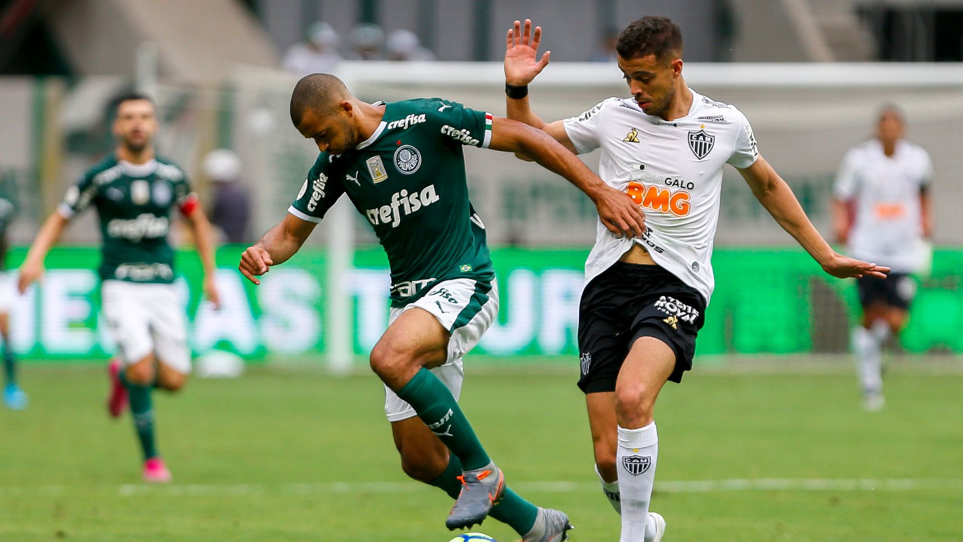 Vitor Hugo em ação pelo Palmeiras, em 2019 (Credito: Getty Images)