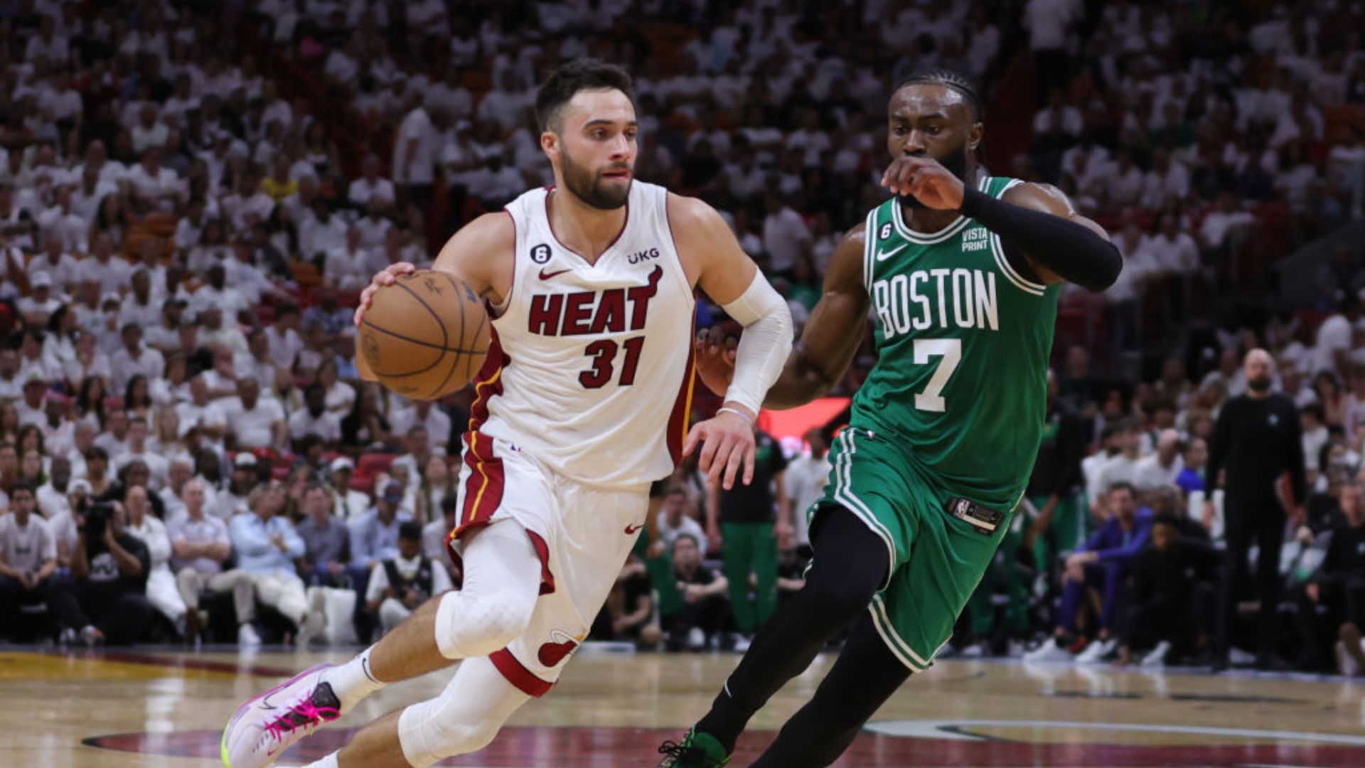 Celtics e Heat em ação na NBA