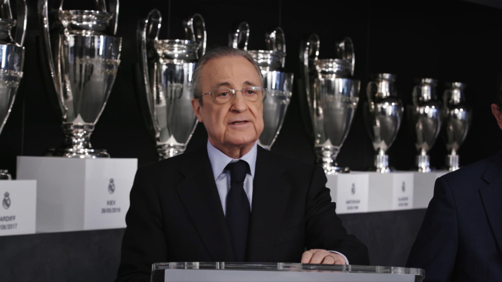 Florentino Pérez, o presidente do Real Madrid (Crédito: Getty Images)