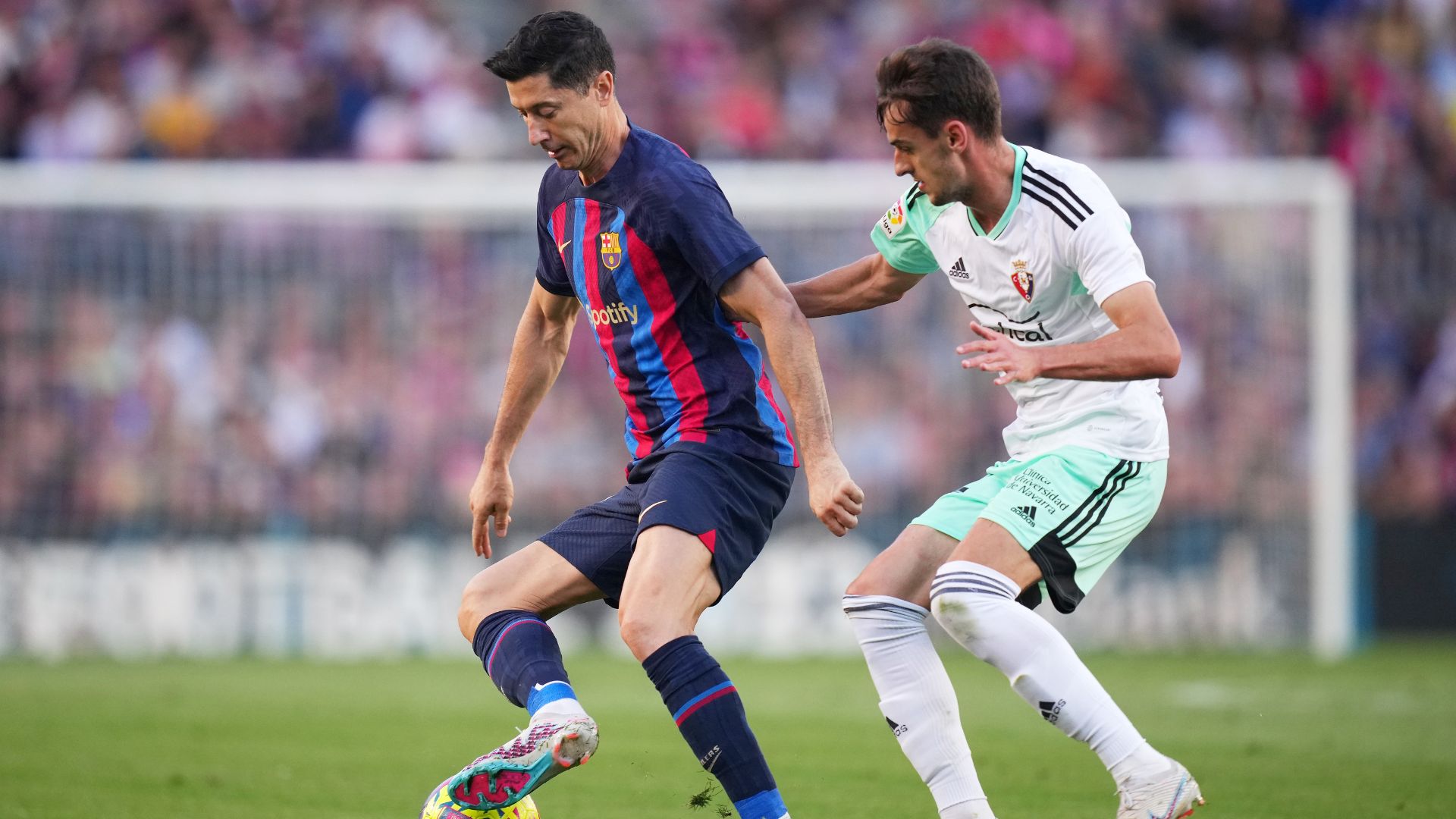 Jogo muito complicado entre Barcelona e Osasuna (Crédito: Getty Images)