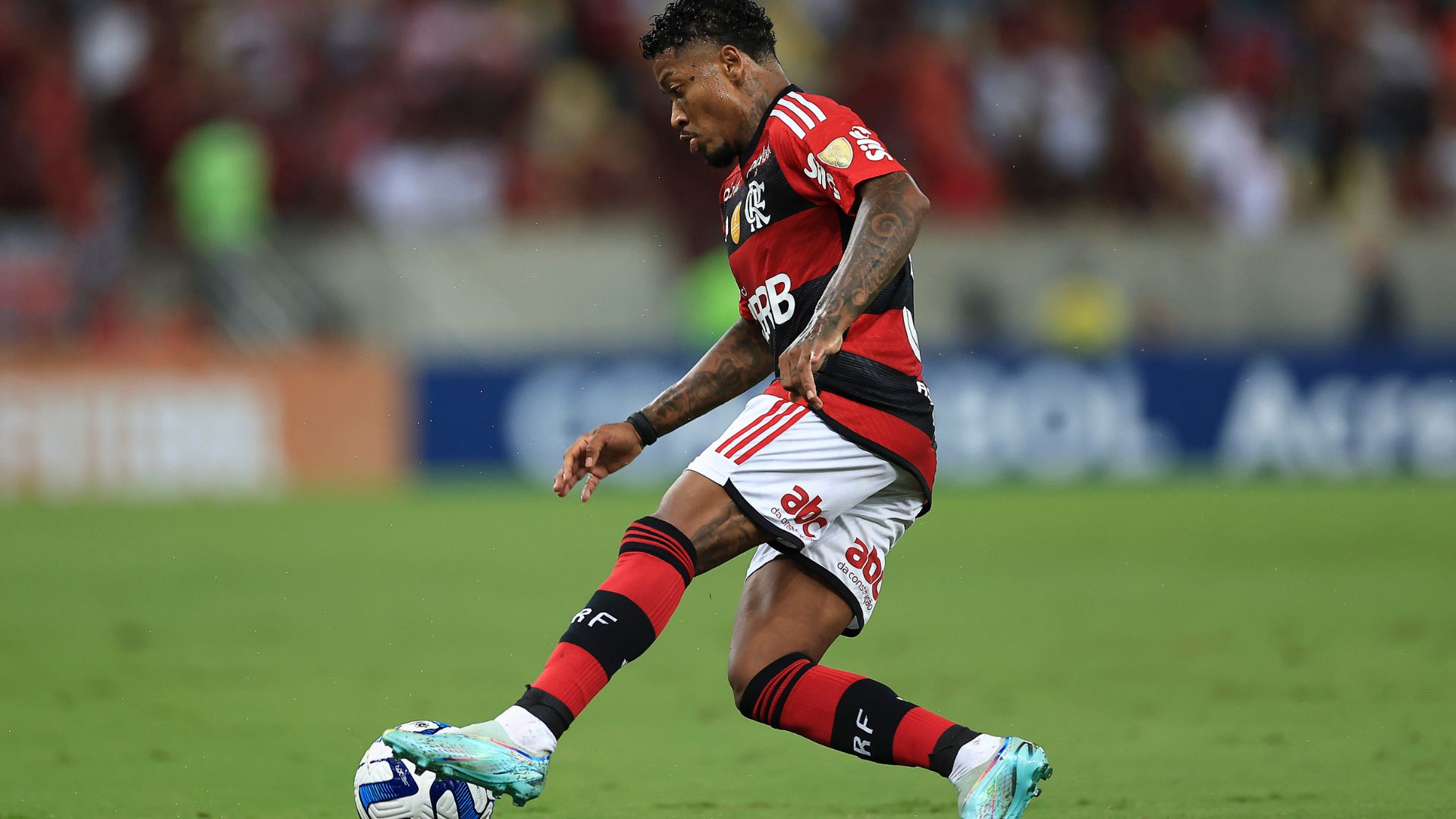 Marinho em ação pelo Flamengo (Crédito: Getty Images)