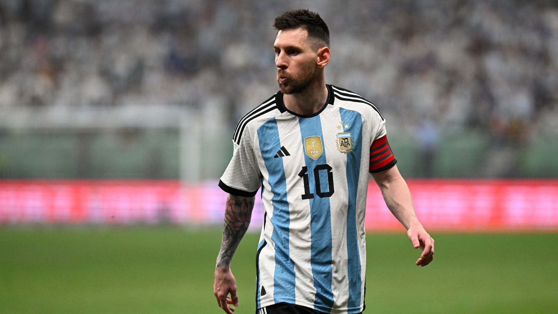 Messi em ação pela seleção argentina (Crédito: Getty Images)