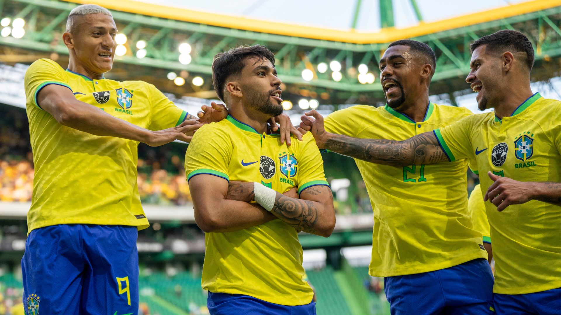 Brasil abriu o placar com Lucas Paquetá (Crédito: Joilson Marconne / CBF)