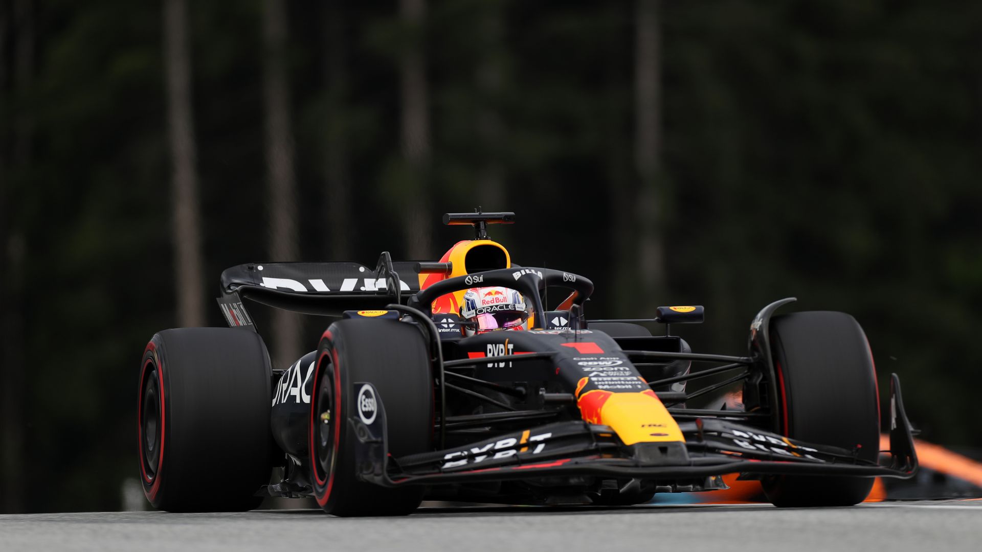 Verstappen na classificação para o GP da Áustria