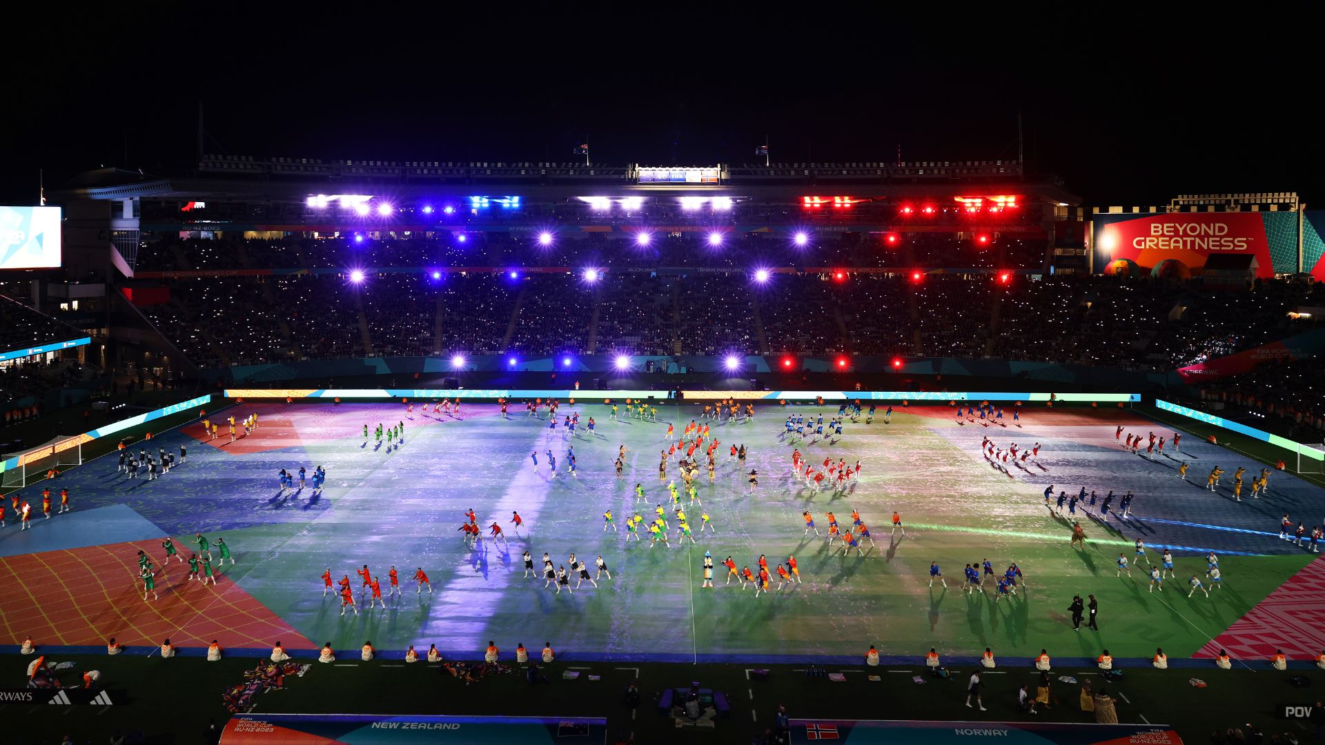 Cerimônia de abertura da Copa do Mundo feminina (Crédito: GettyImages) 