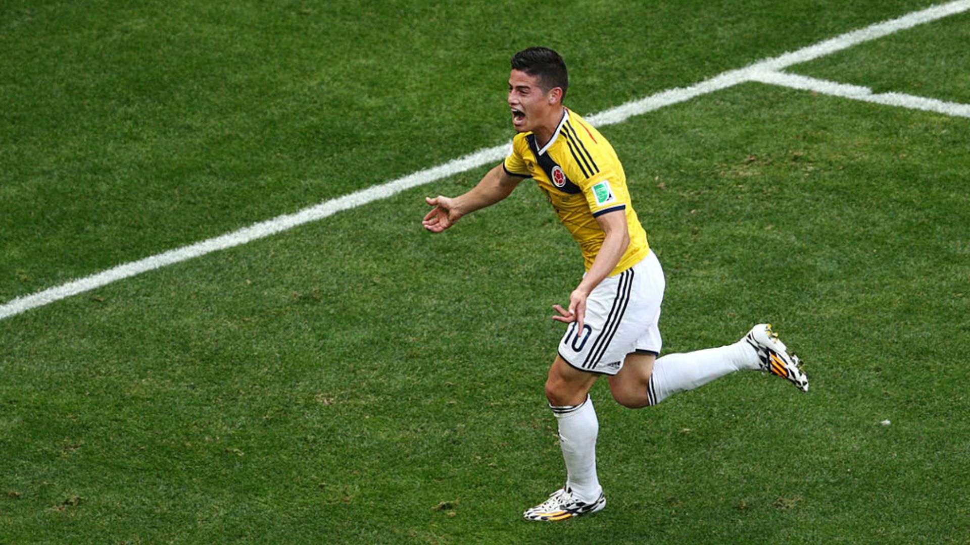 James Rodríguez em ação pela Colômbia
