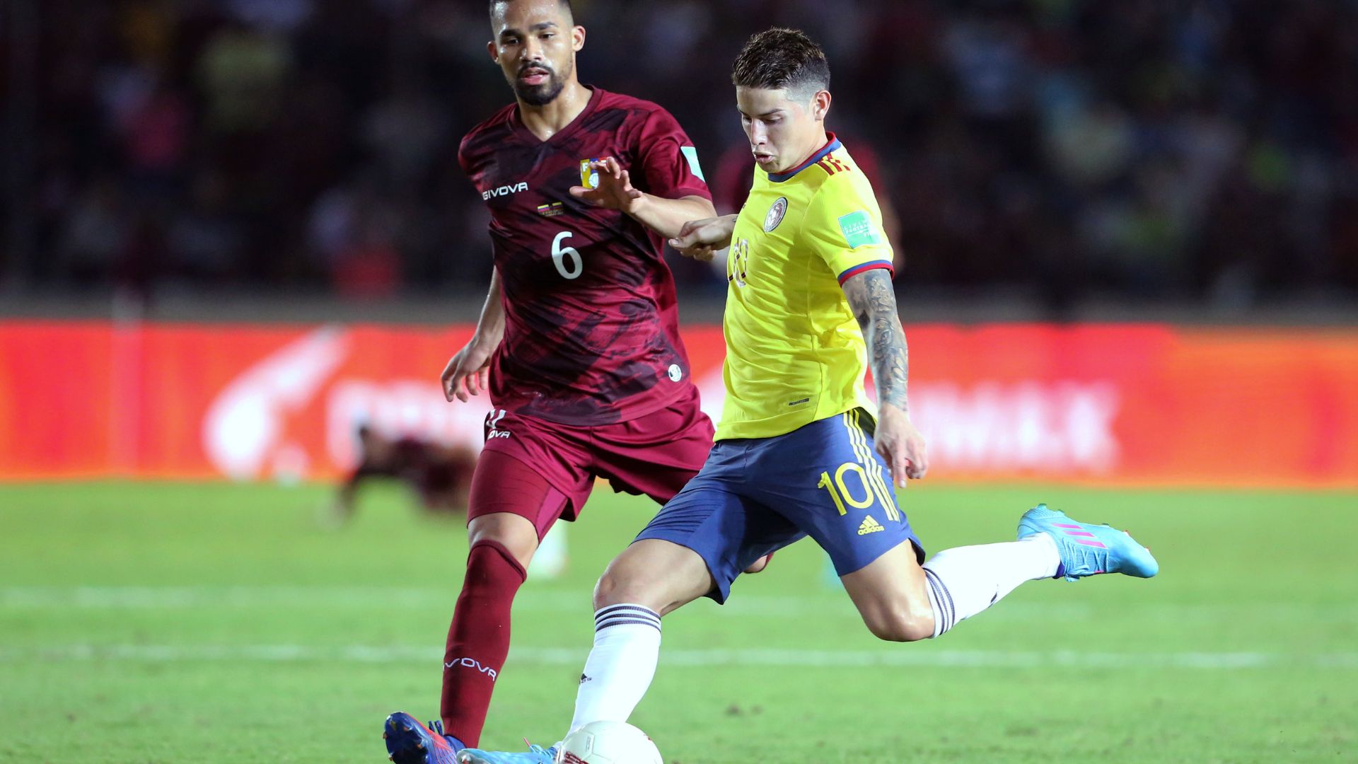 James Rodríguez em ação pela Colombia